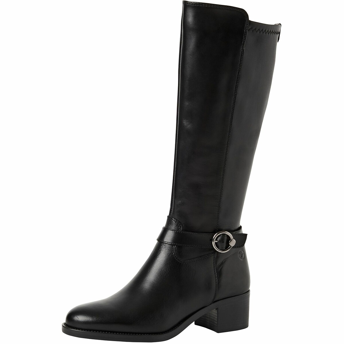 Bottes à petit talon noir, TAMARIS