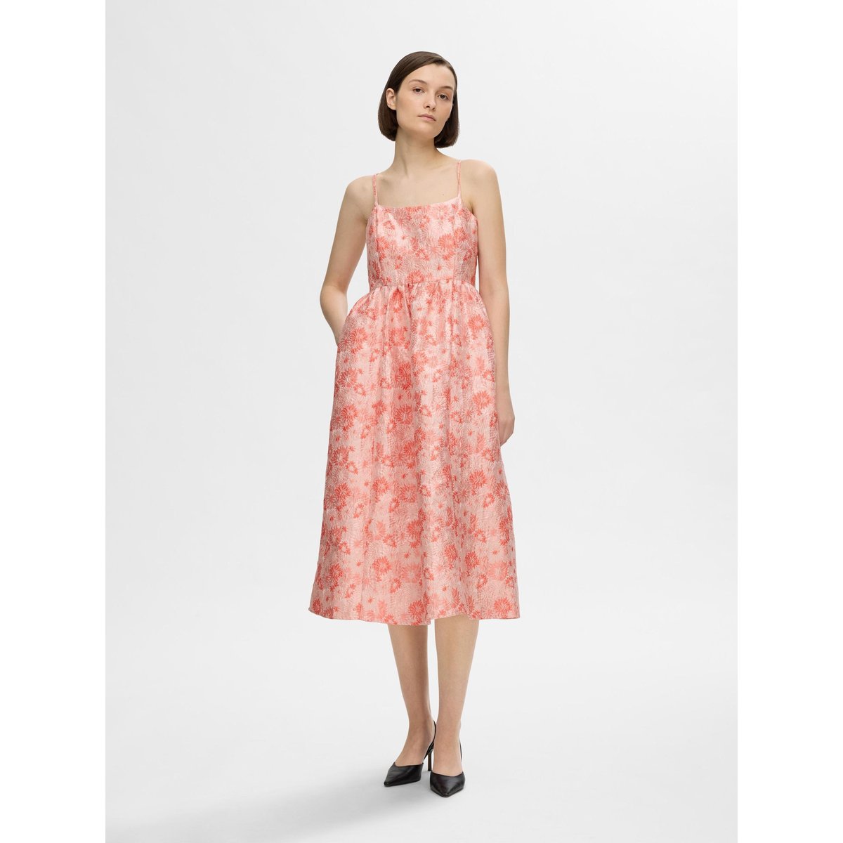 Robe Mi-Longue cradle pink, SELECTED