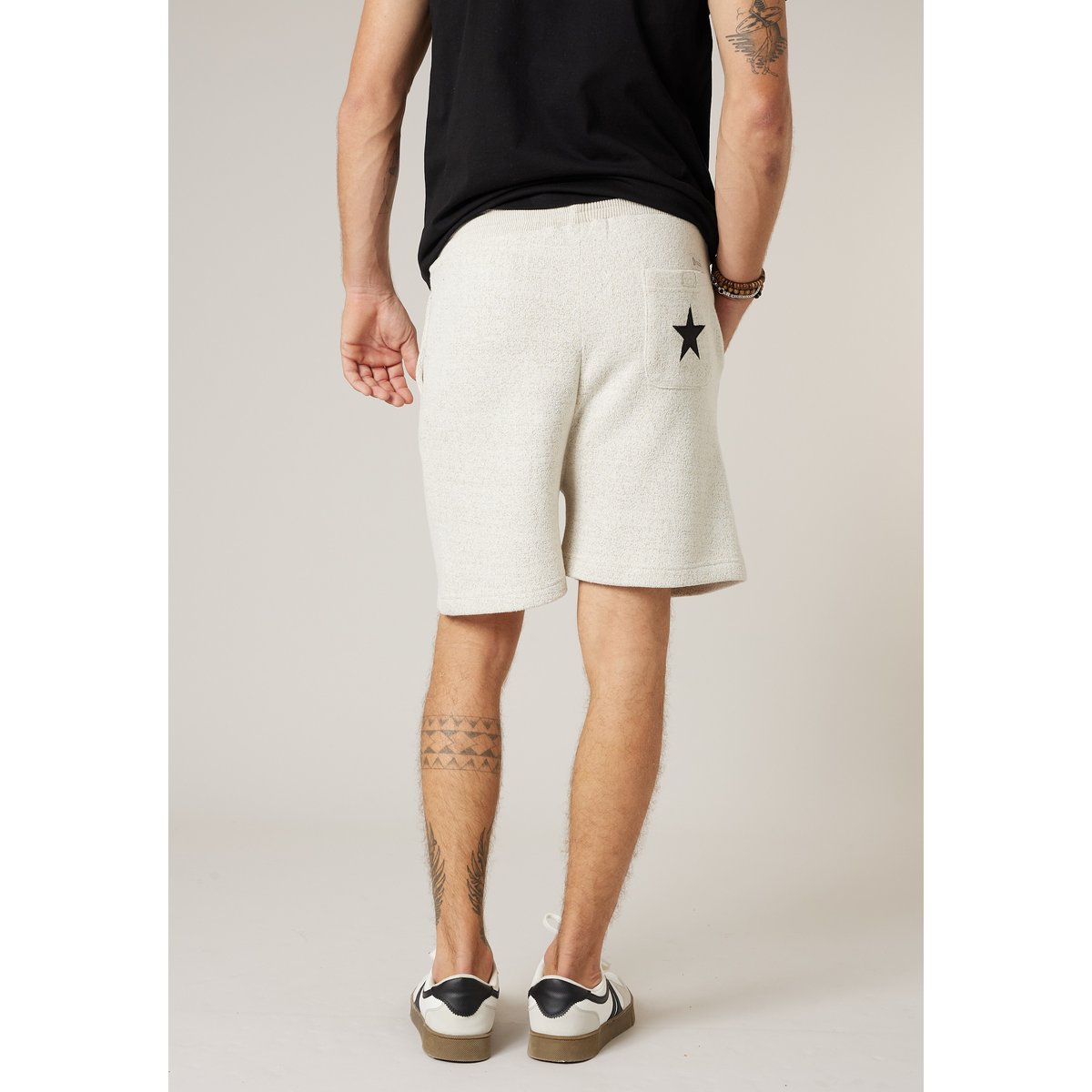 Short jogger homme en french terry DAPPER natural, DEELUXE