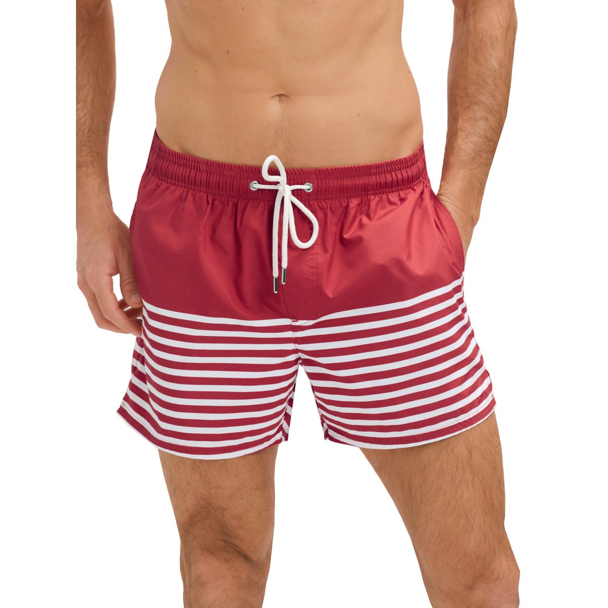 Short de bain Men Beachwear rouge, LISCA