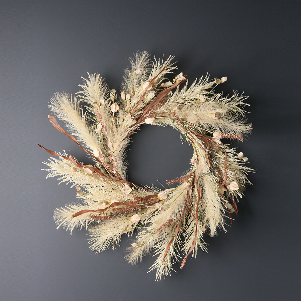 45cm Pampas Neutrals Wreath natural, SO'HOME