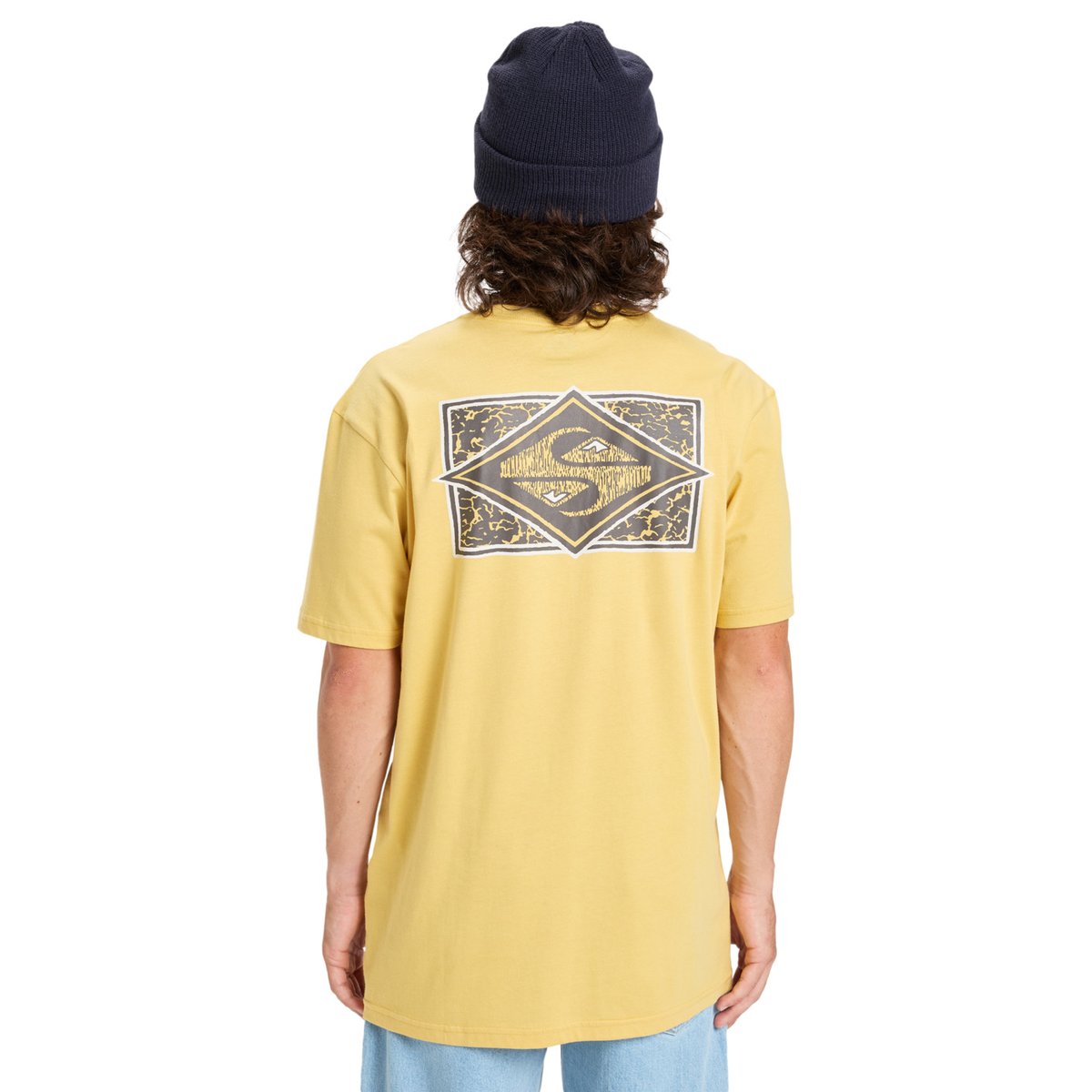 T-shirt à manches courtes EVO CRISIS jaune rattan, QUIKSILVER