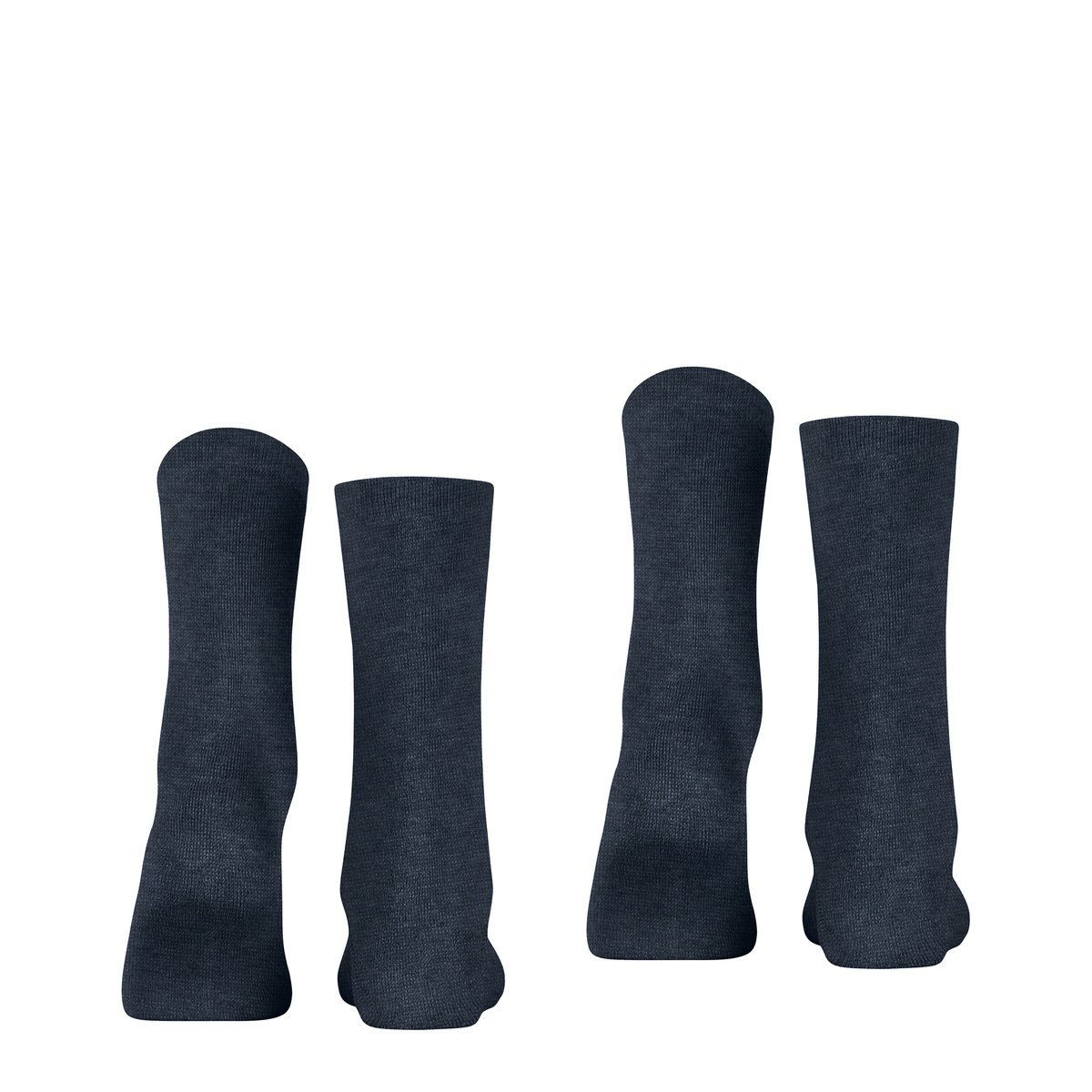 Chaussettes Cloud 2-Pack Opaque navy bleu melange, ESPRIT