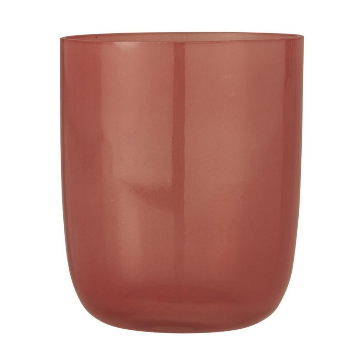 Photophore verre soufflé rose, IB LAURSEN