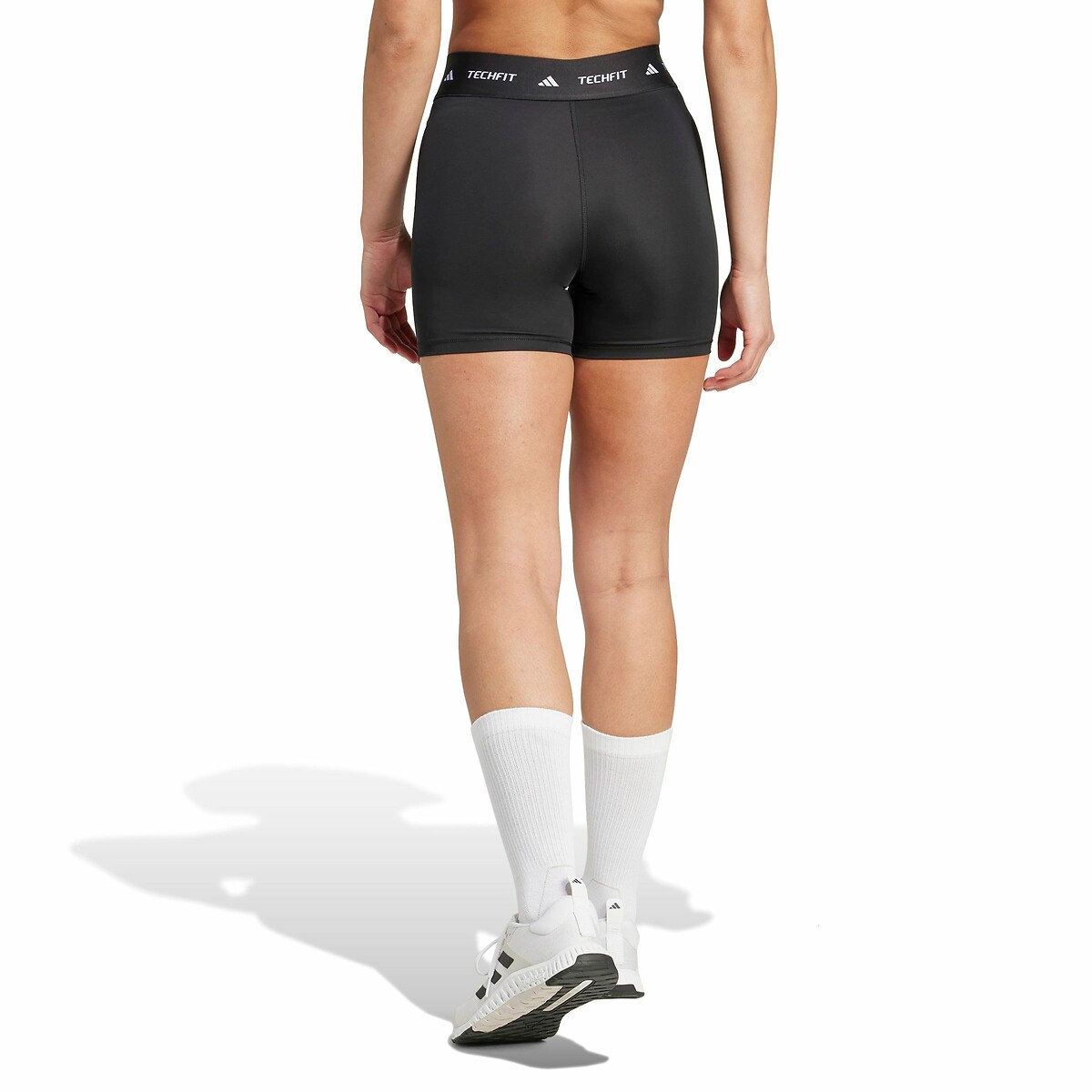 Short moulant de sport TECHFIT noir, adidas Performance