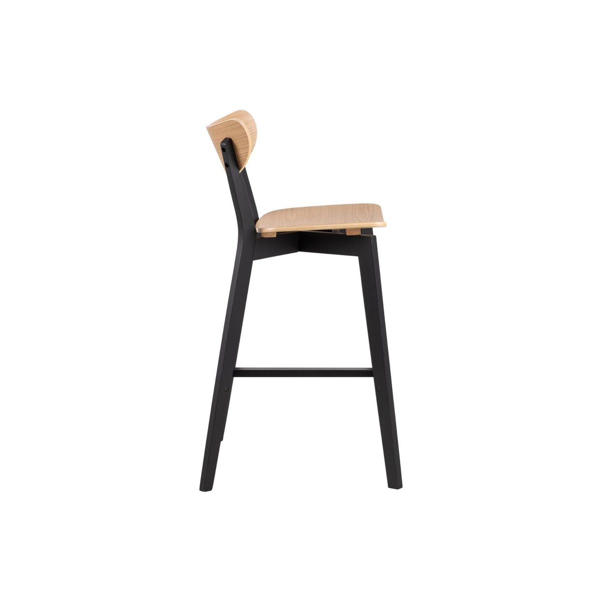 Tabourets de bar scandinaves en bois (lot de 2) - LETA chêne, HELLIN, DEPUIS 1862