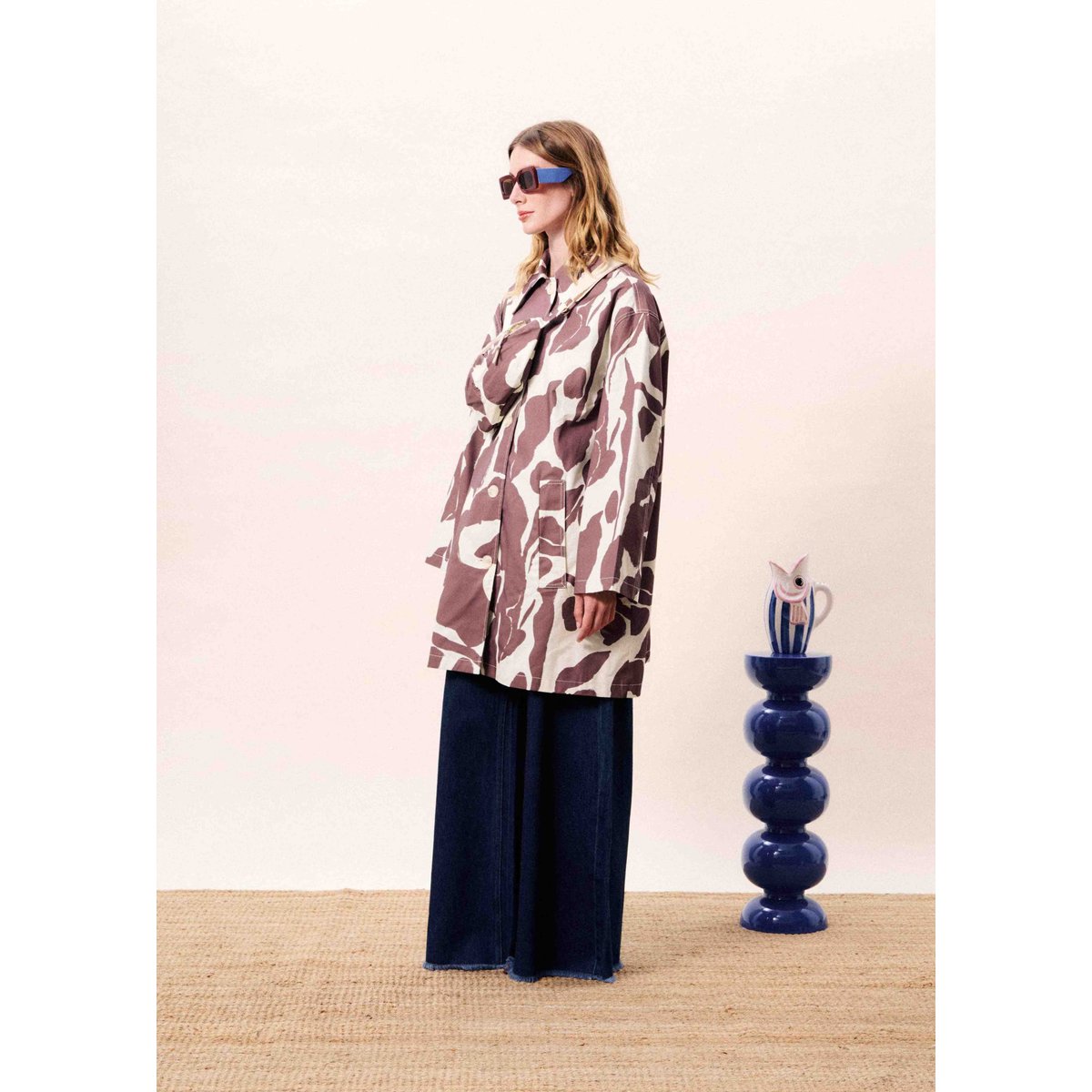 Trench SIRIUS nenufar marron, FRNCH