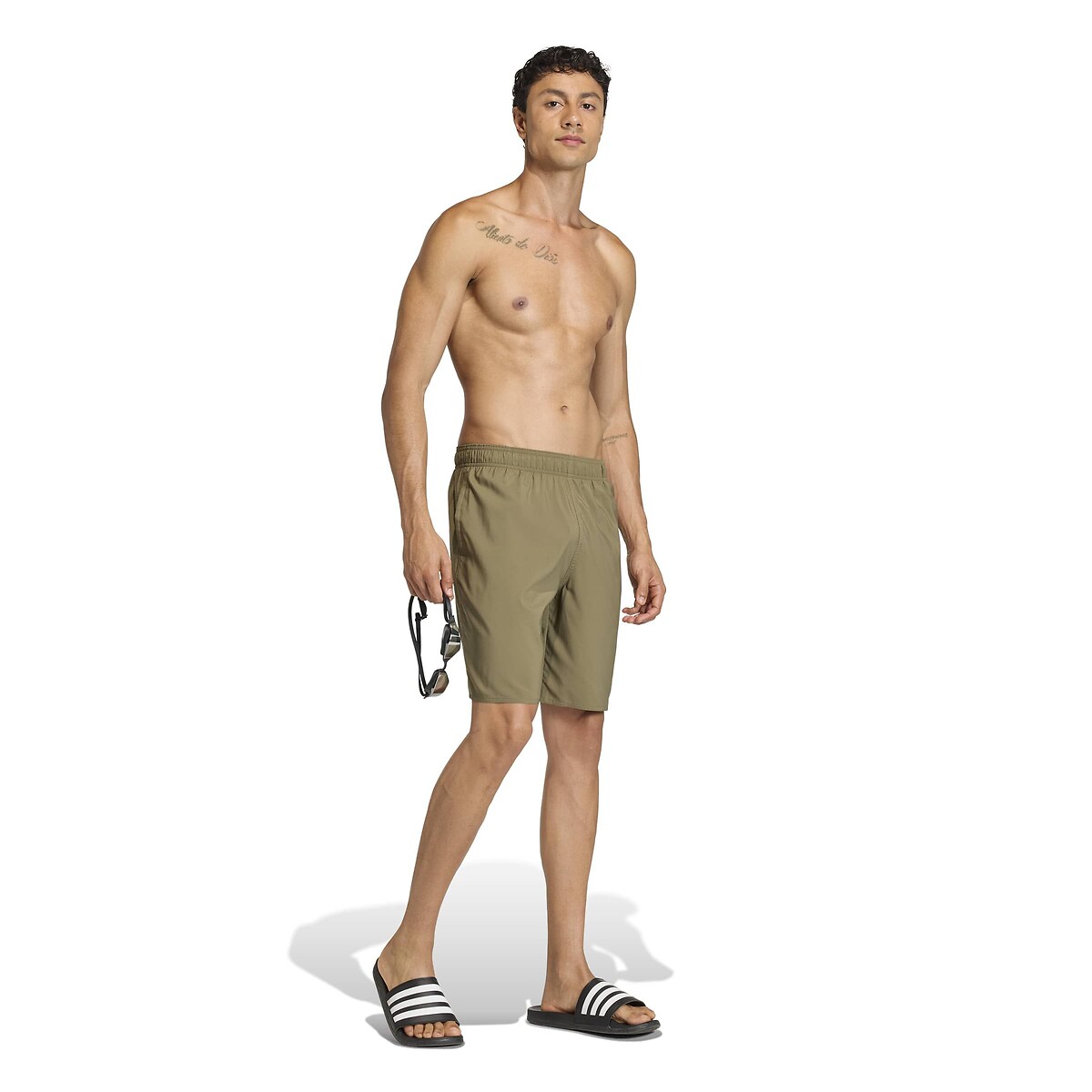 Badeshorts, unifarben khaki, adidas Performance