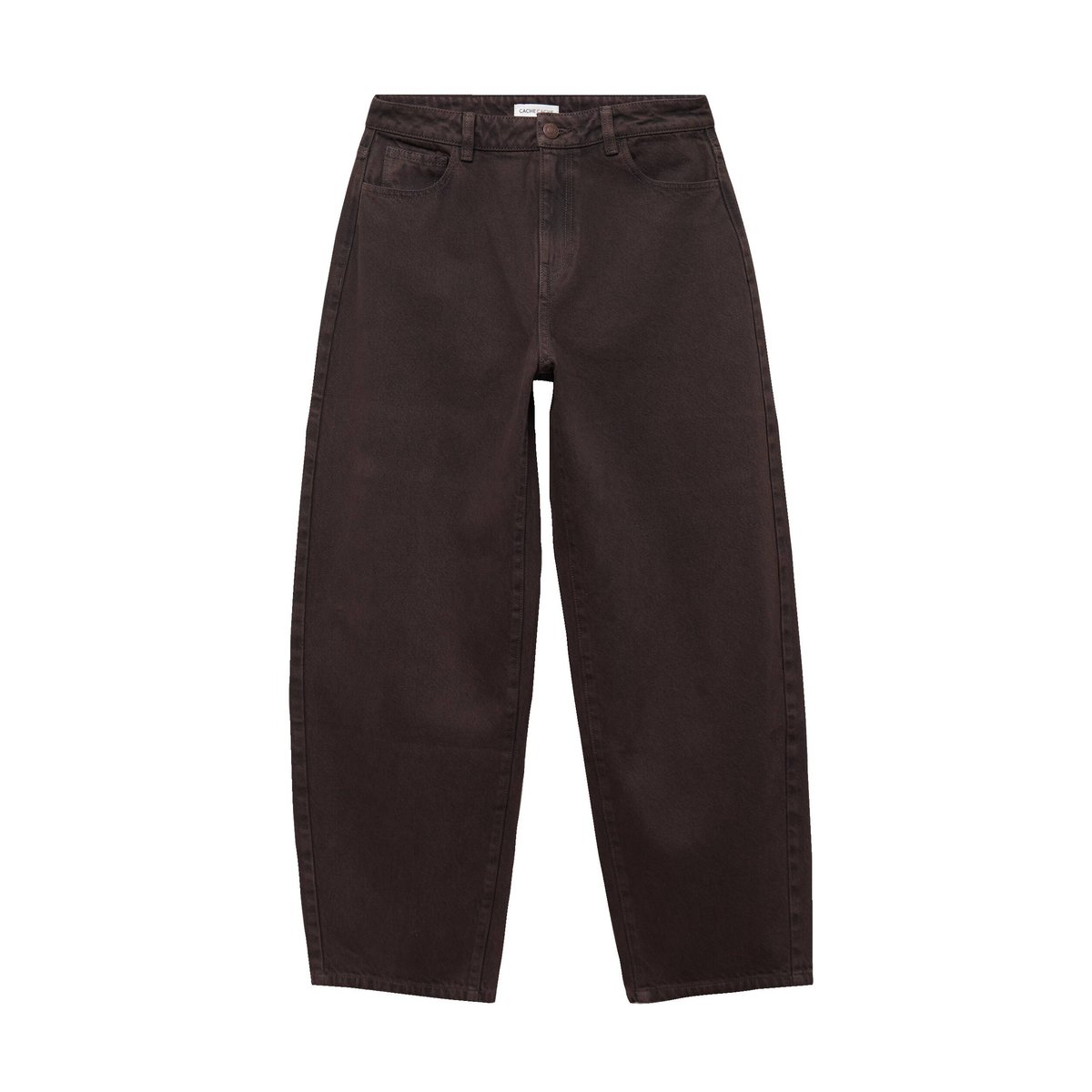 Jean bootcut taille standard marron foncé, CACHE CACHE