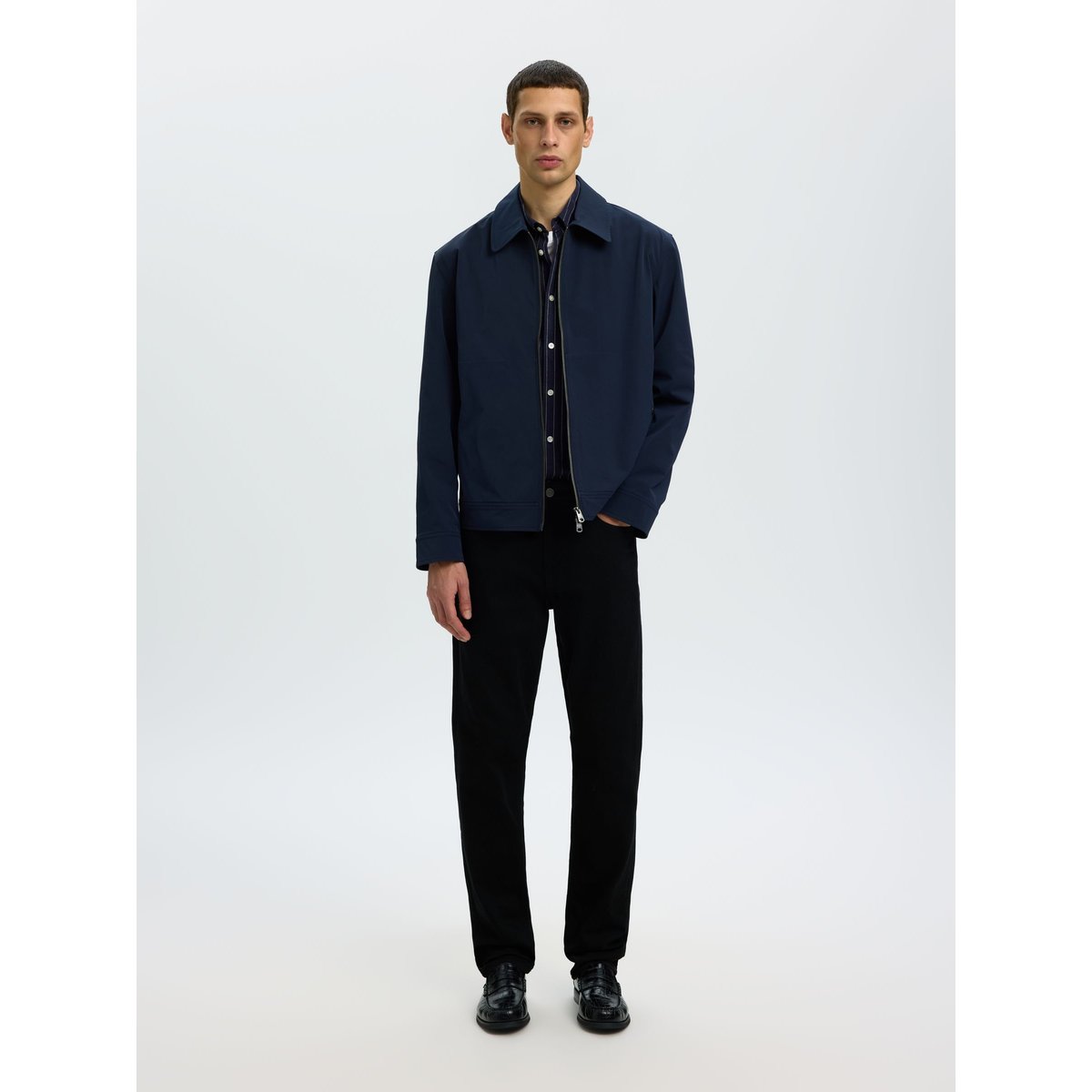 Jean Slim black denim, SELECTED