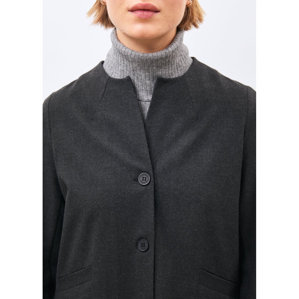 Veste courte anthracite, HUMILITY