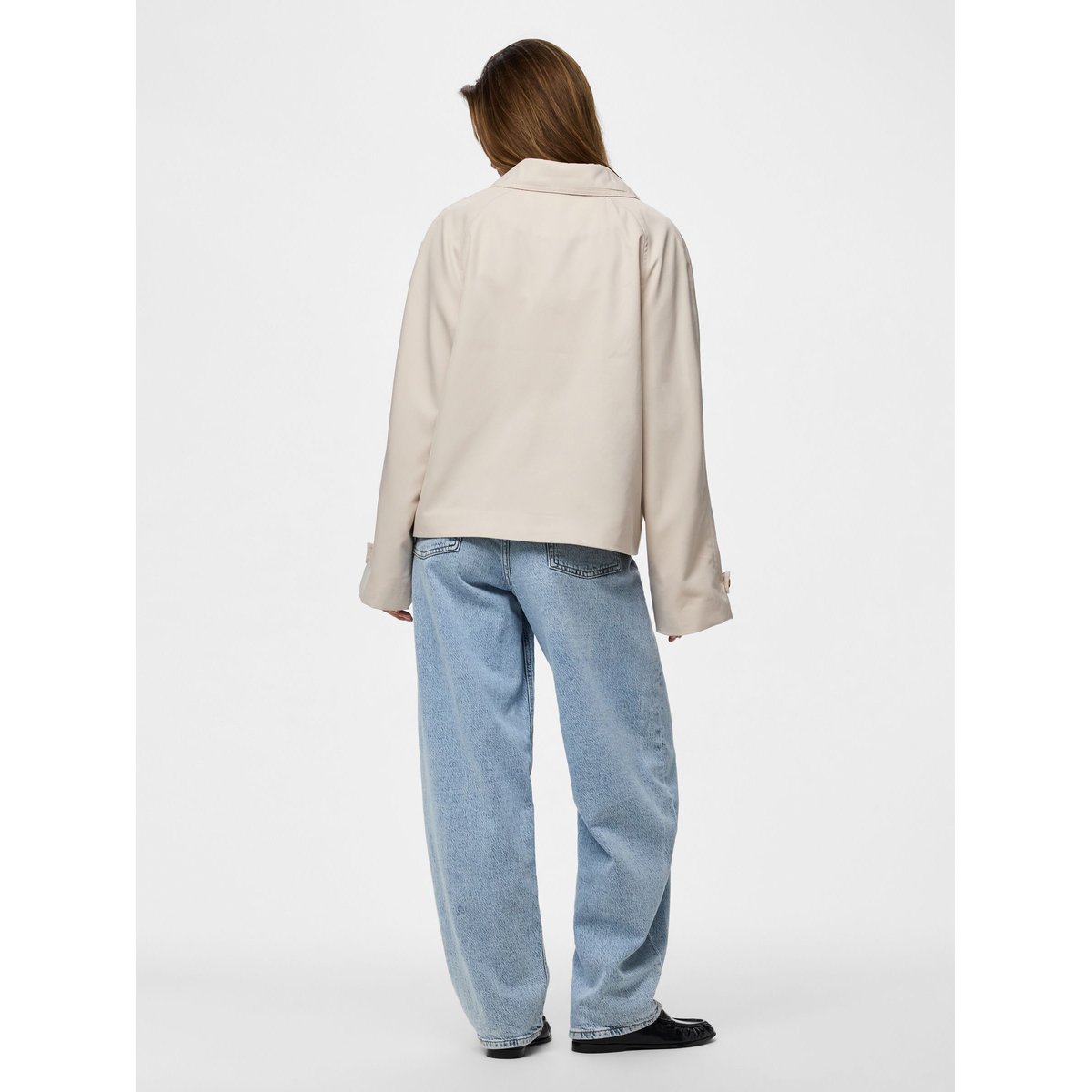 Trench court gris - silver gray, PIECES