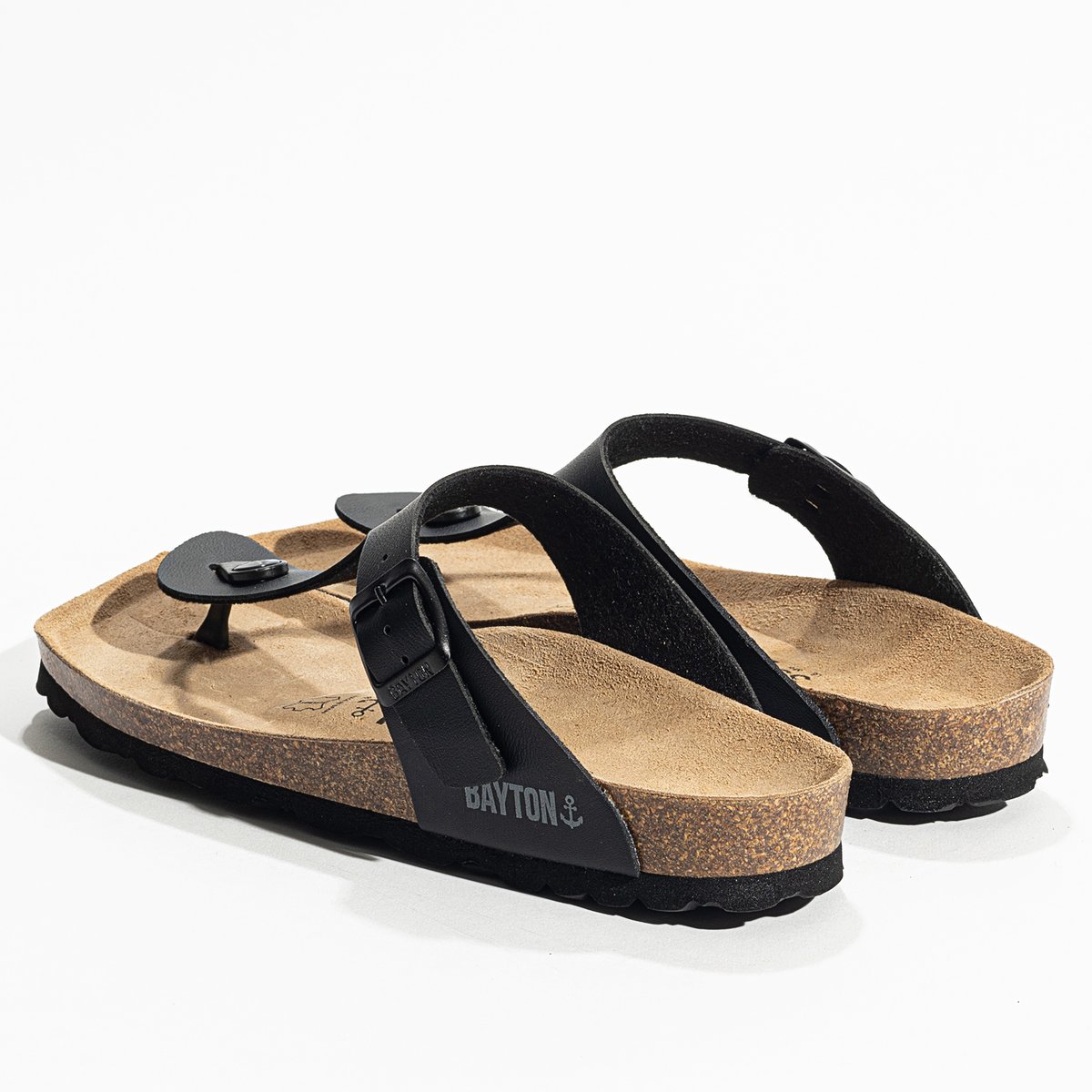 Tongs MERCURE noir, BAYTON
