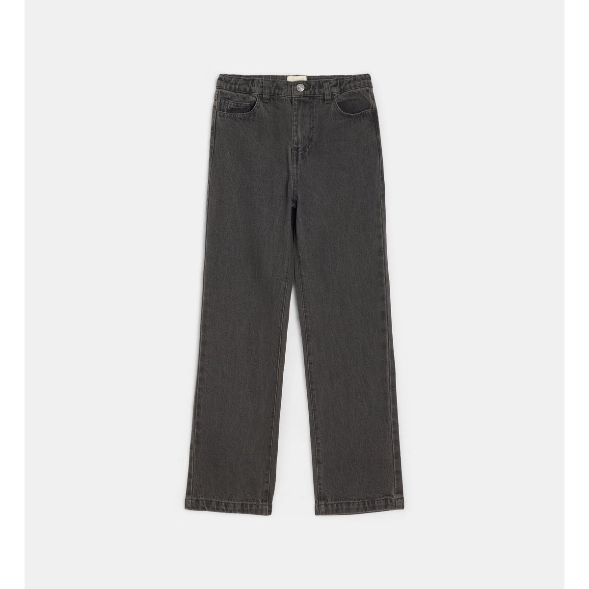 Jean droit tatanger den coton denim gris clair, CADET ROUSSELLE