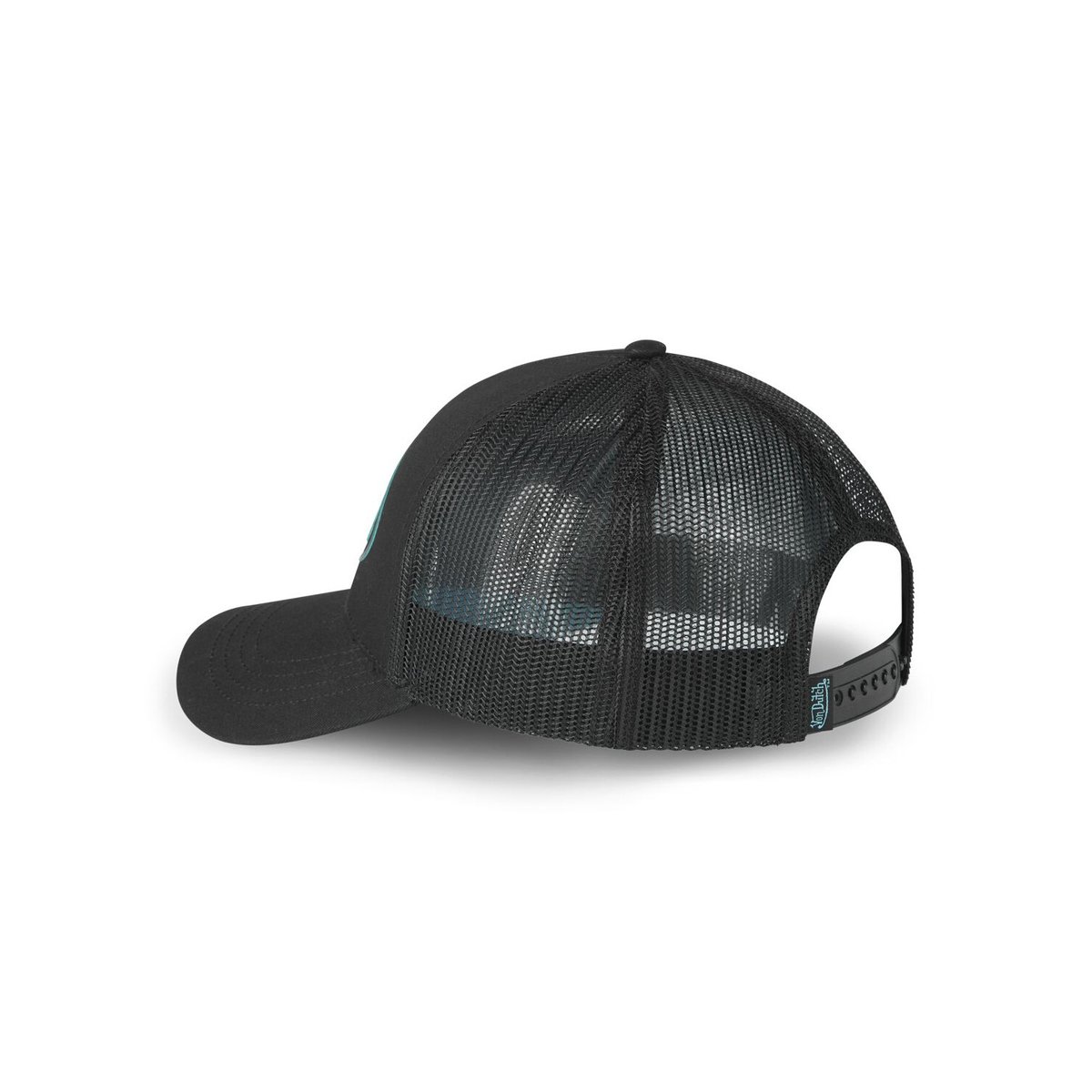 Casquette Trucker Log noir/turquoise, VON DUTCH