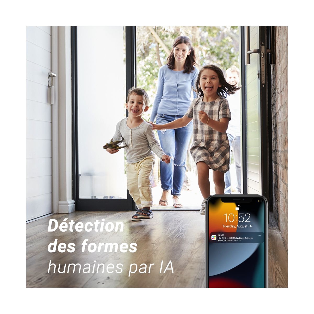 Caméra de surveillance H6C PRO 3K couleur unique, EZVIZ
