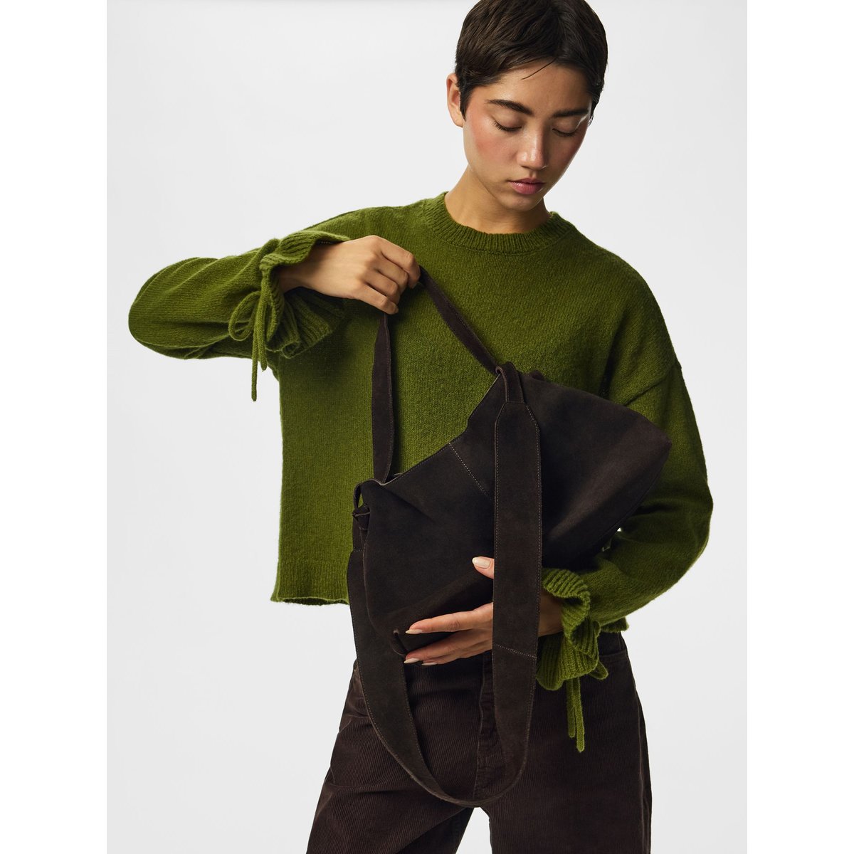 Sac En Cuir marron - mocca1, PIECES