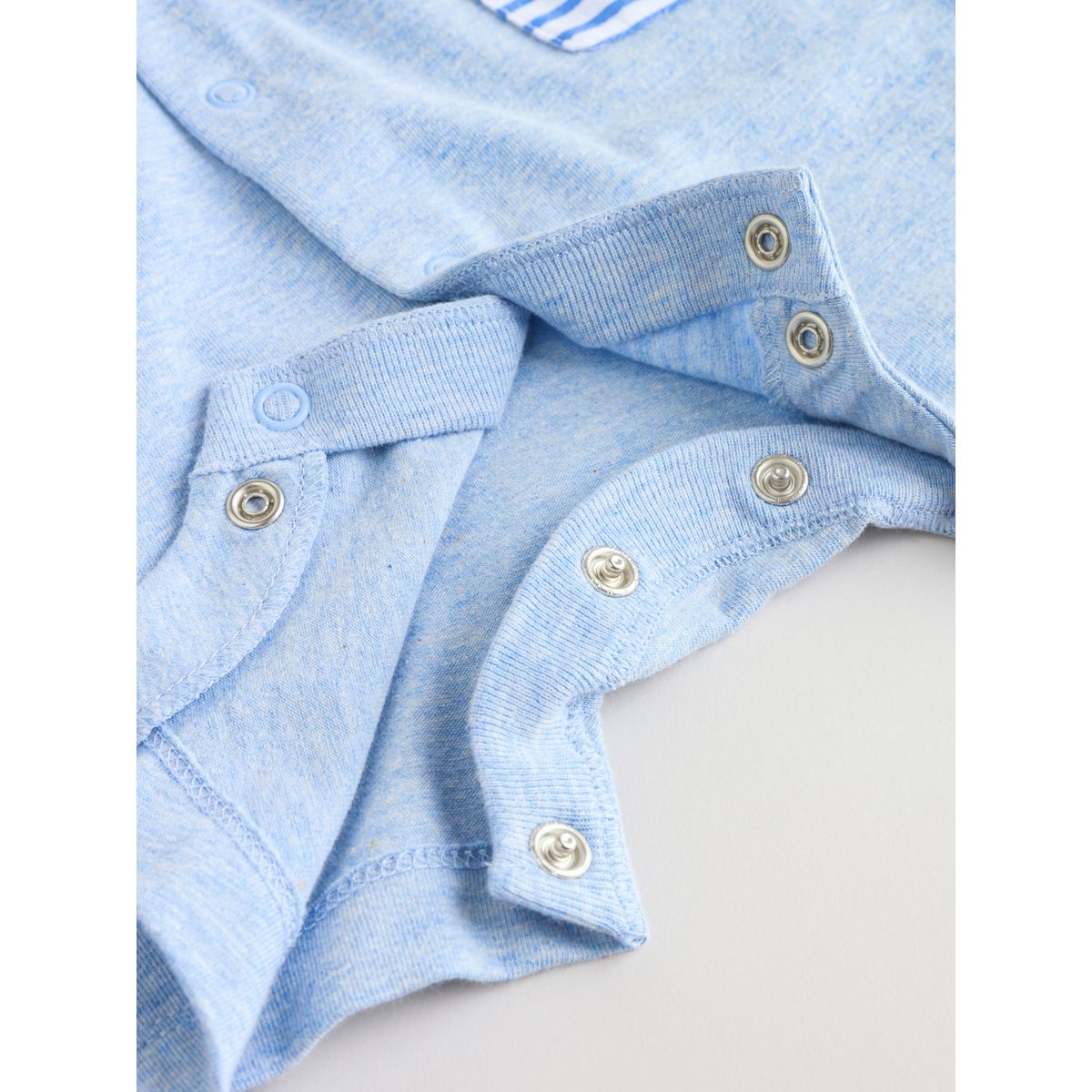 Barboteuses en jersey, lot de 4 bleu nautique, NEXT