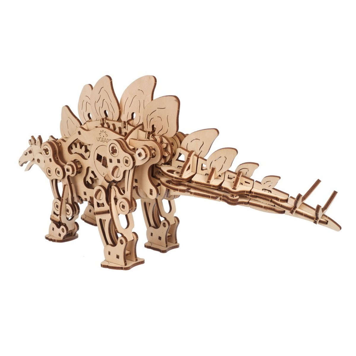 Puzzle 3D Stégosaure beige, UGEARS