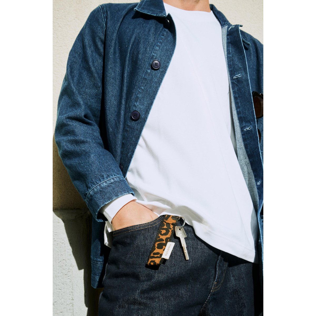 Veste worker denim BARBÈS denim brut, RIVEDROITE