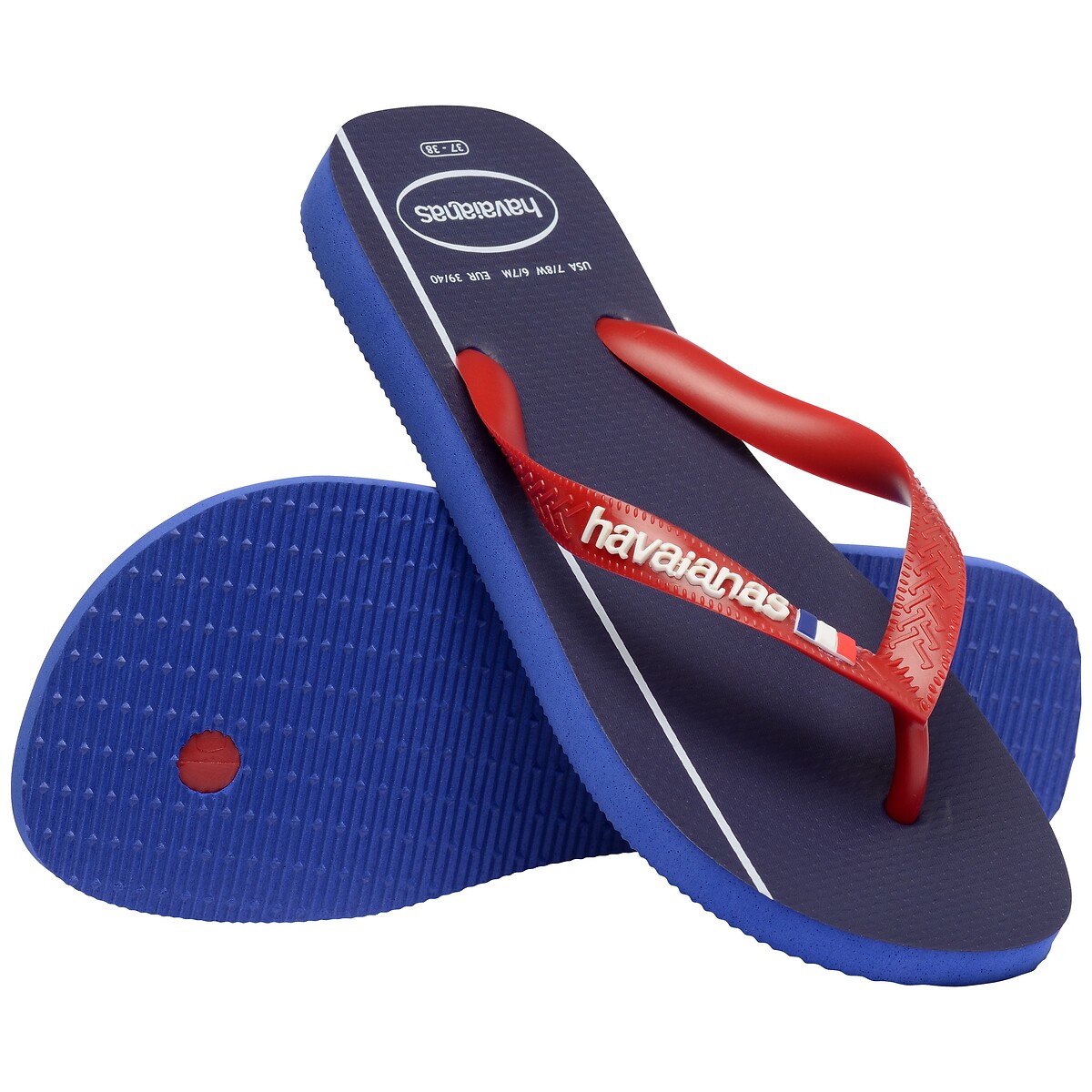 Chanclas de la Copa del Mundo de Hav. Nations France azul/blanco/rojo, HAVAIANAS