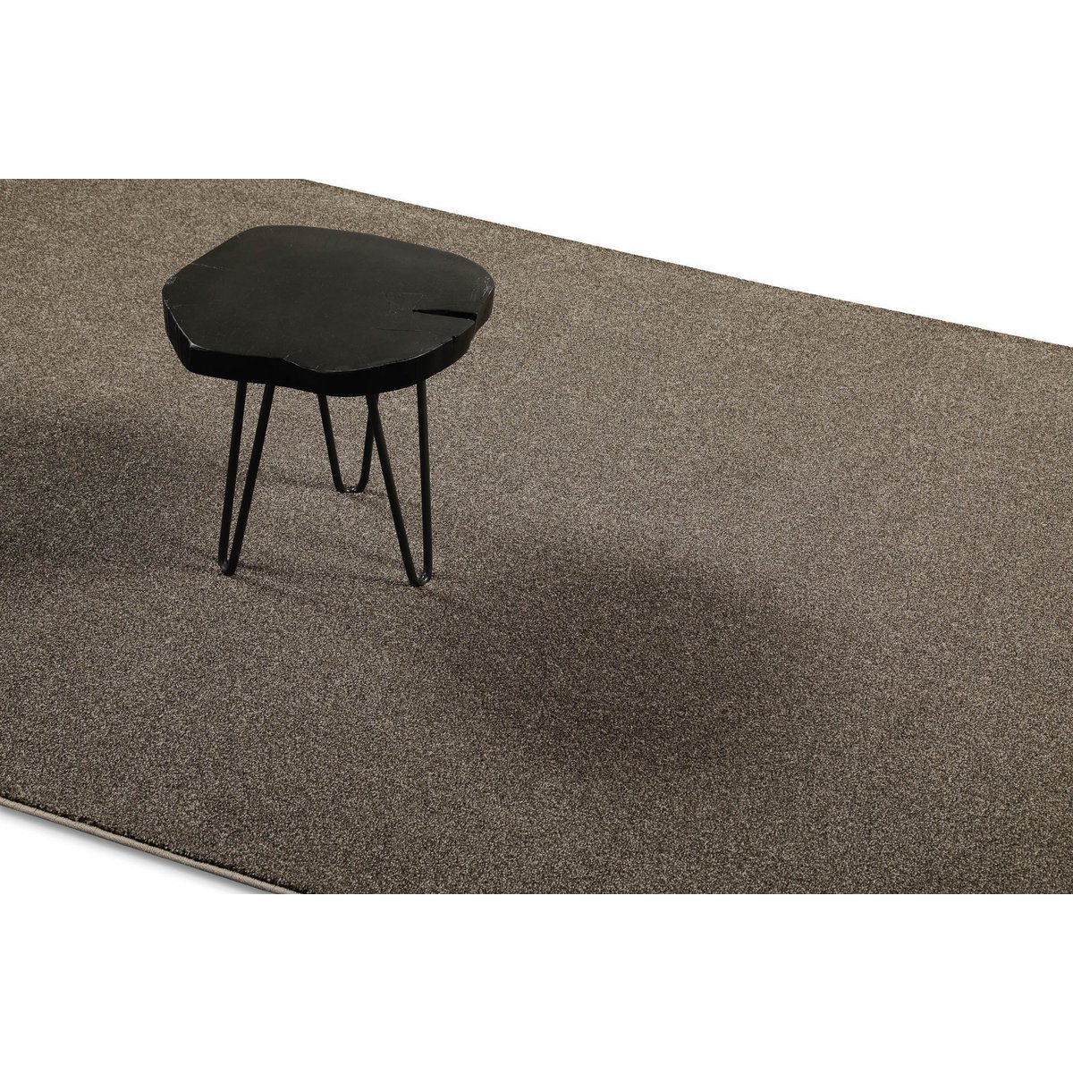 Tapis poil ras chiné, uni , Tim beige sable chiné, WECON HOME