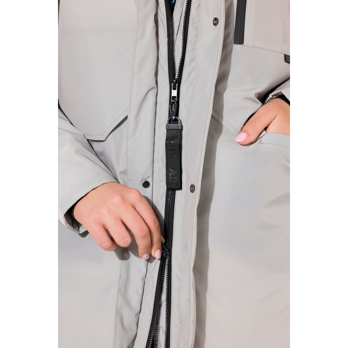 Manteau technique imperméable HYPRAR gris moyen, ULLA POPKEN