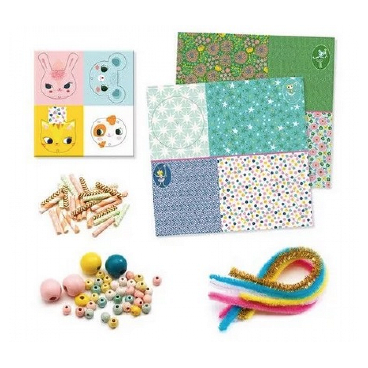Papier créatif - Mes fées à moi multicolore, DJECO