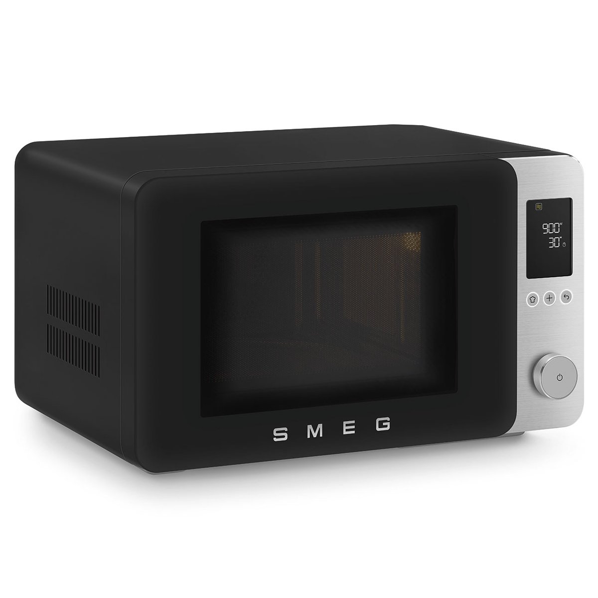 Micro-ondes combiné pose libre MOC02 noir mat, SMEG