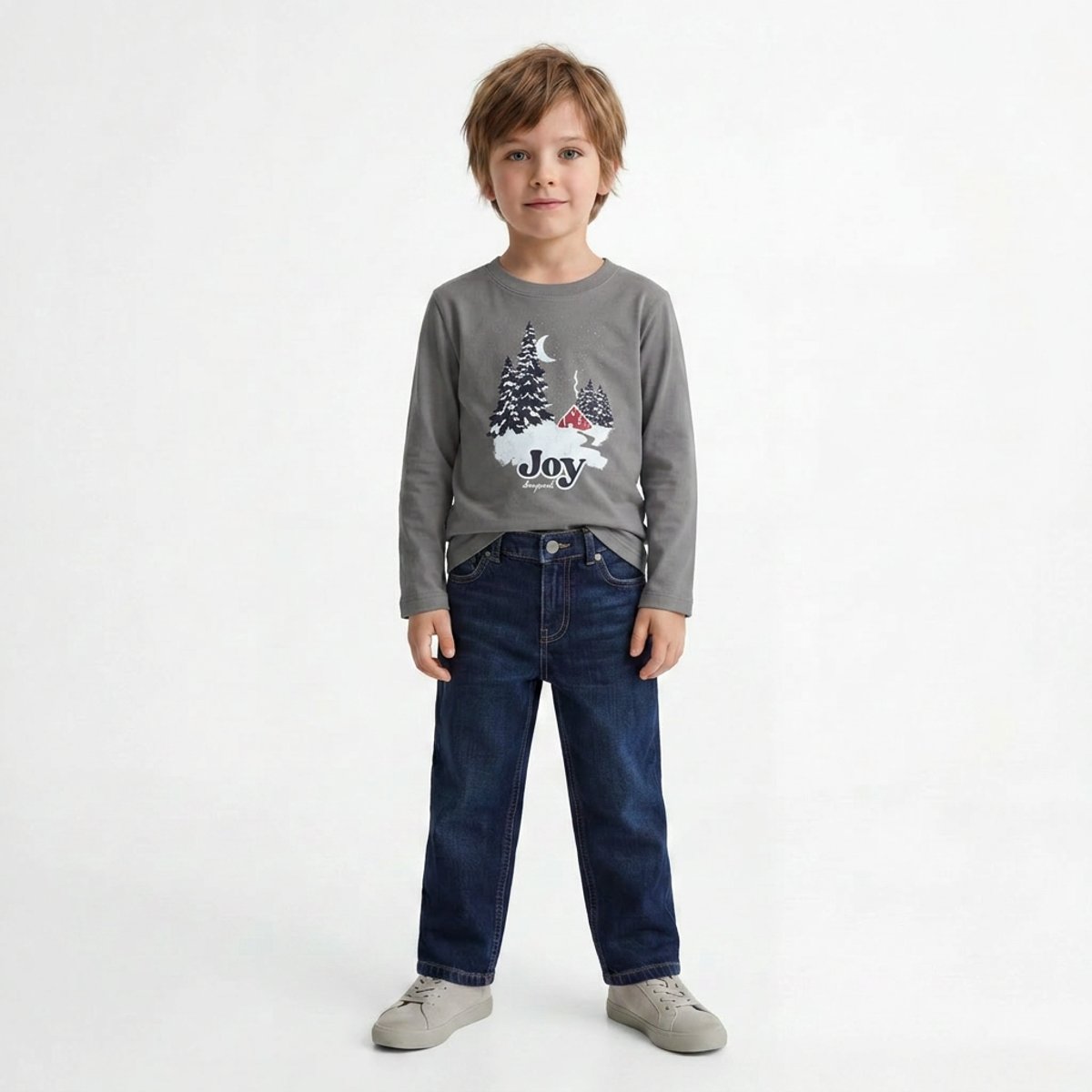 T-shirt - Très bon état gris, BONPOINT