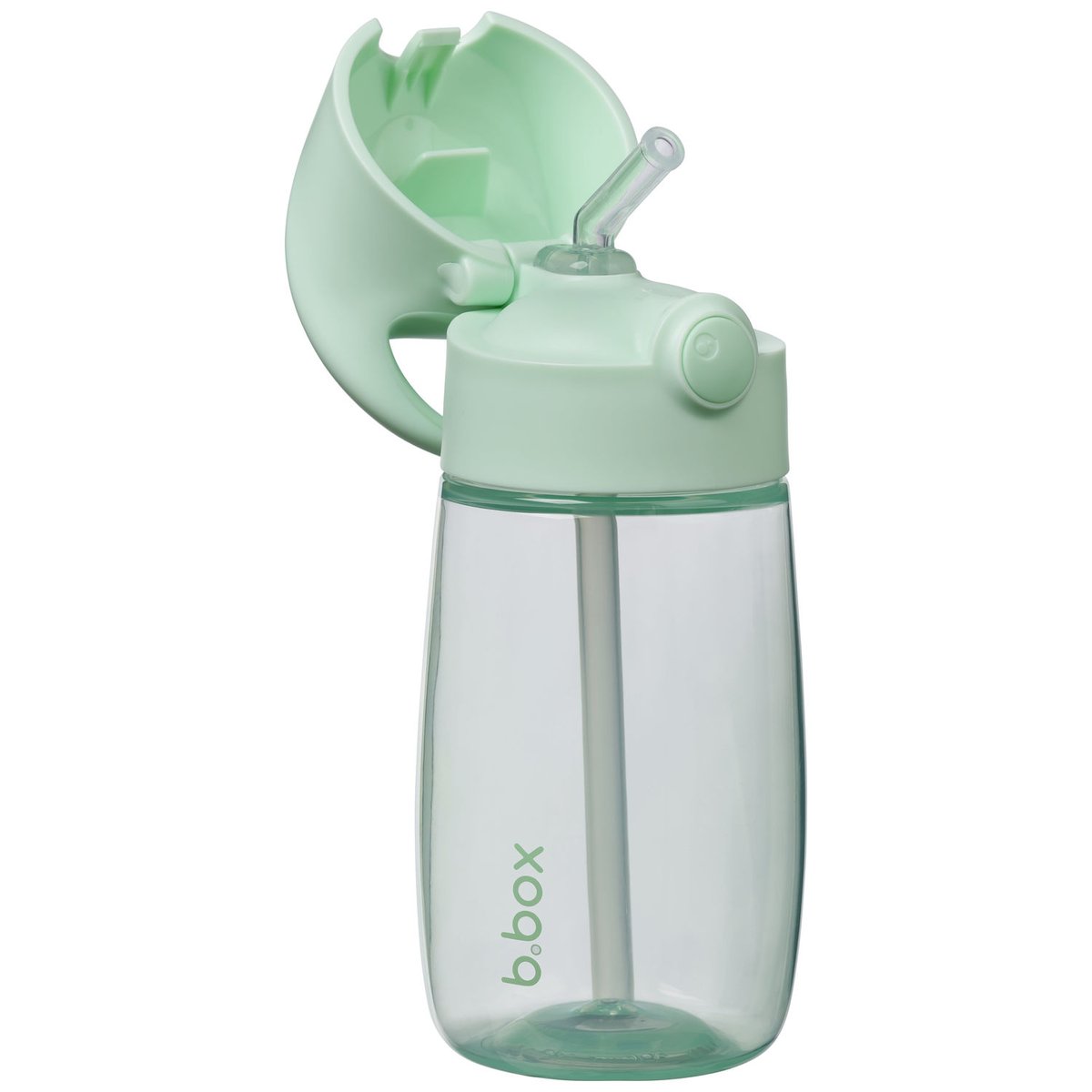 Gourde en tritan avec paille vert d'eau, B.BOX