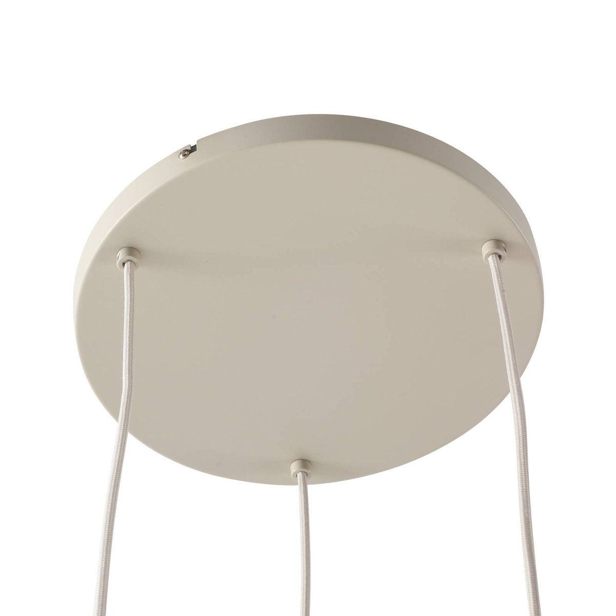 Suspension en métal moderne, Ovelia beige, LINDBY