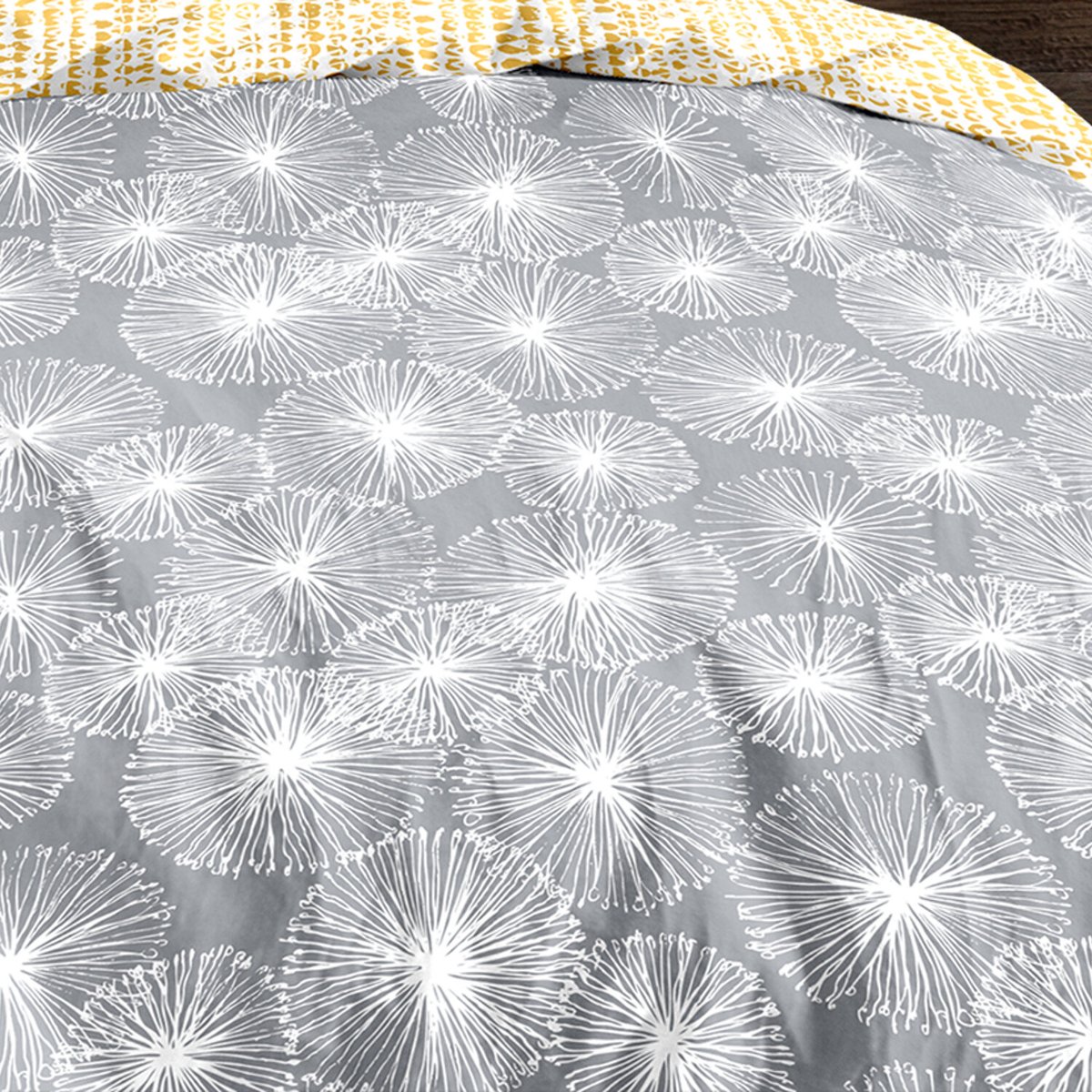 housse de couette avec taie(s) en coton, Flight gris, C DESIGN HOME TEXTILE