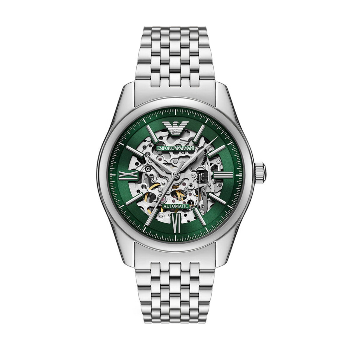 Montre Analogique  ANTONIO argenté vert argenté, EMPORIO ARMANI