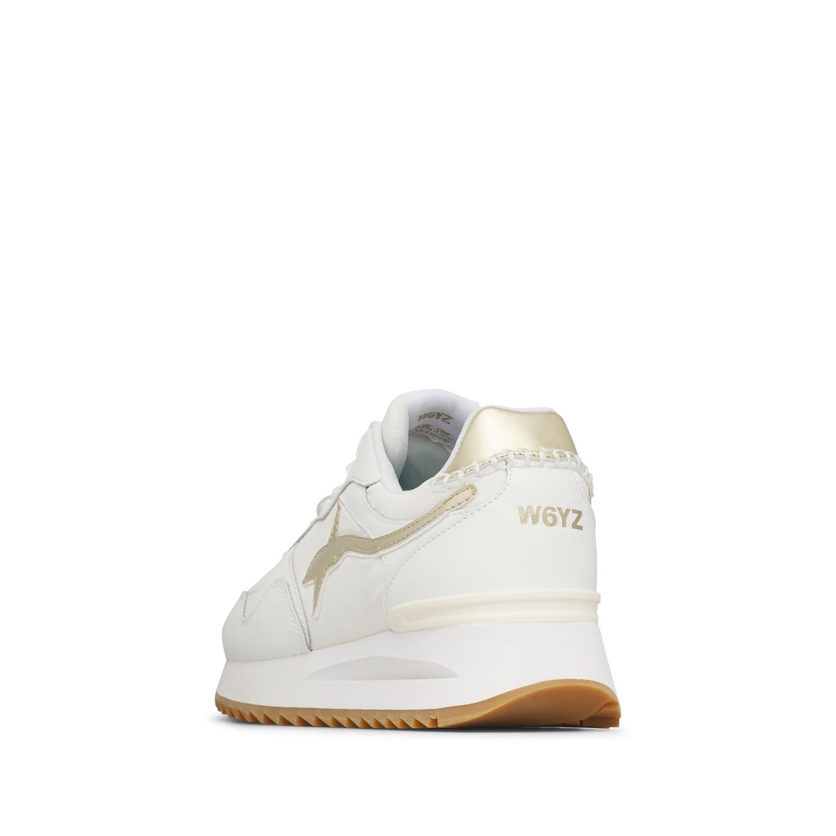 Sneakers en tissu technique et cuir YAK-W. blanc-platine-blanc, W6YZ