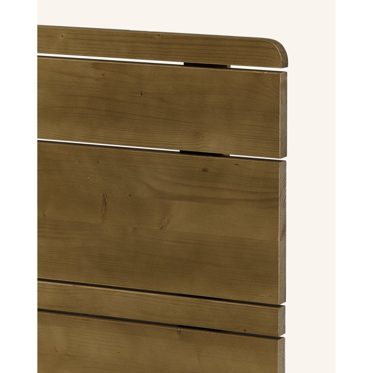 Tête de lit sapin massif naturel 145 cm - RAYONS noyer, HANNUN