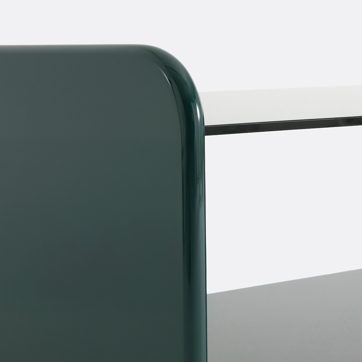 Table basse laque et verre trempé, Ericson vert, LA REDOUTE INTERIEURS