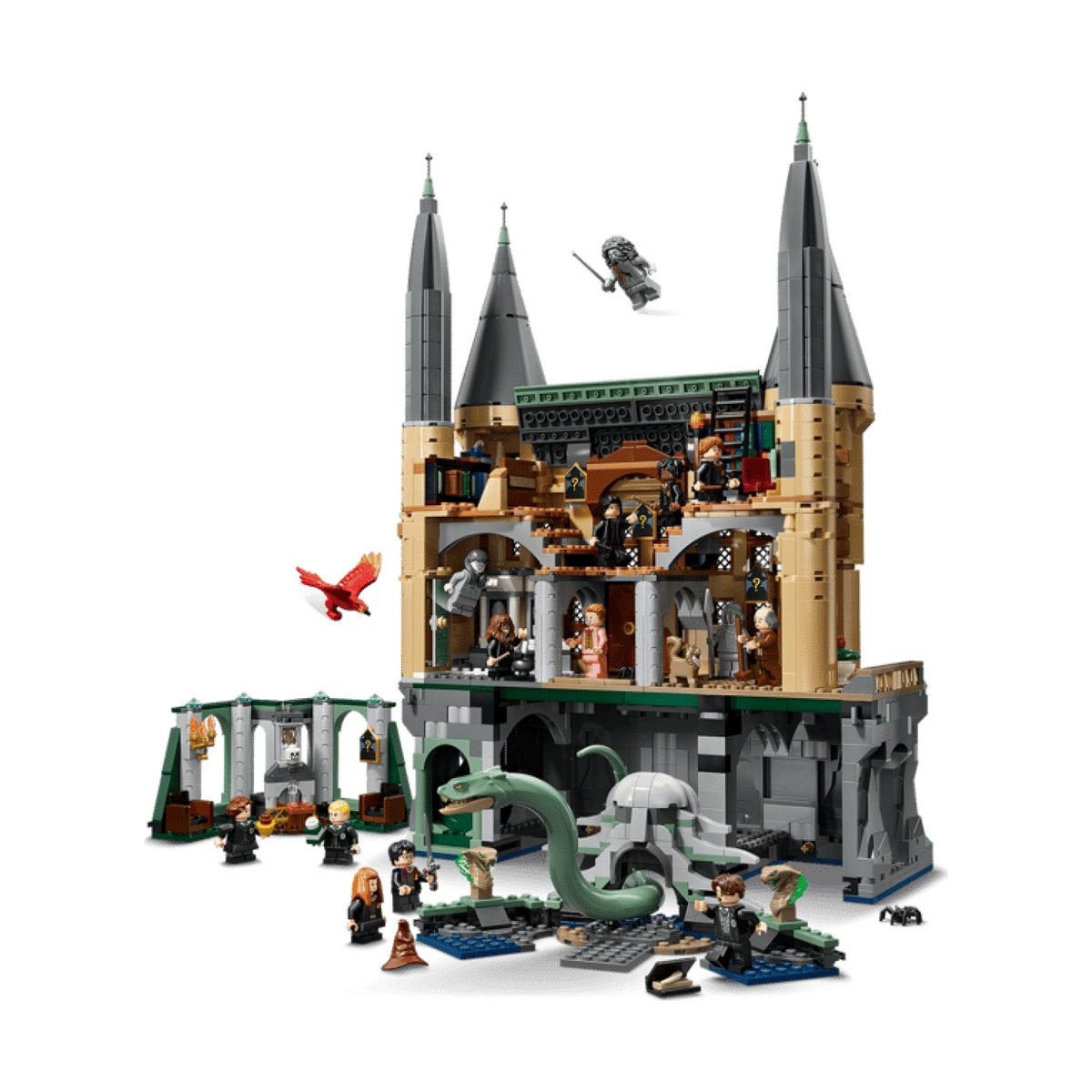 Le château de Poudlard : l'aile Est multicolore, LEGO