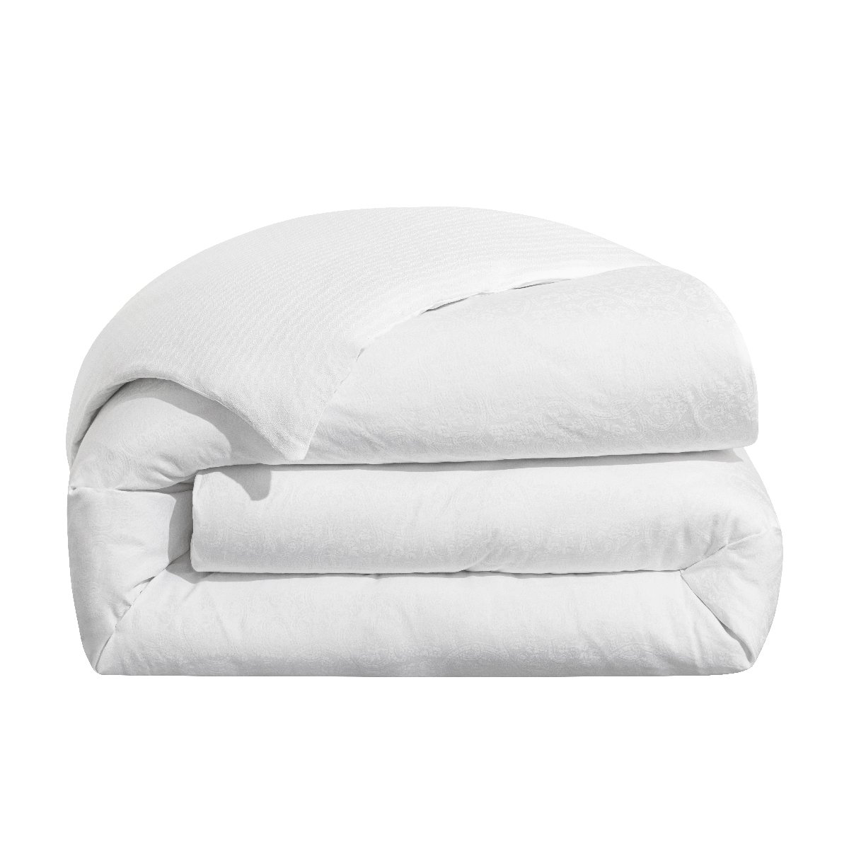 Housse de couette en Coton, PORTOFINO bianco, LE JACQUARD FRANCAIS