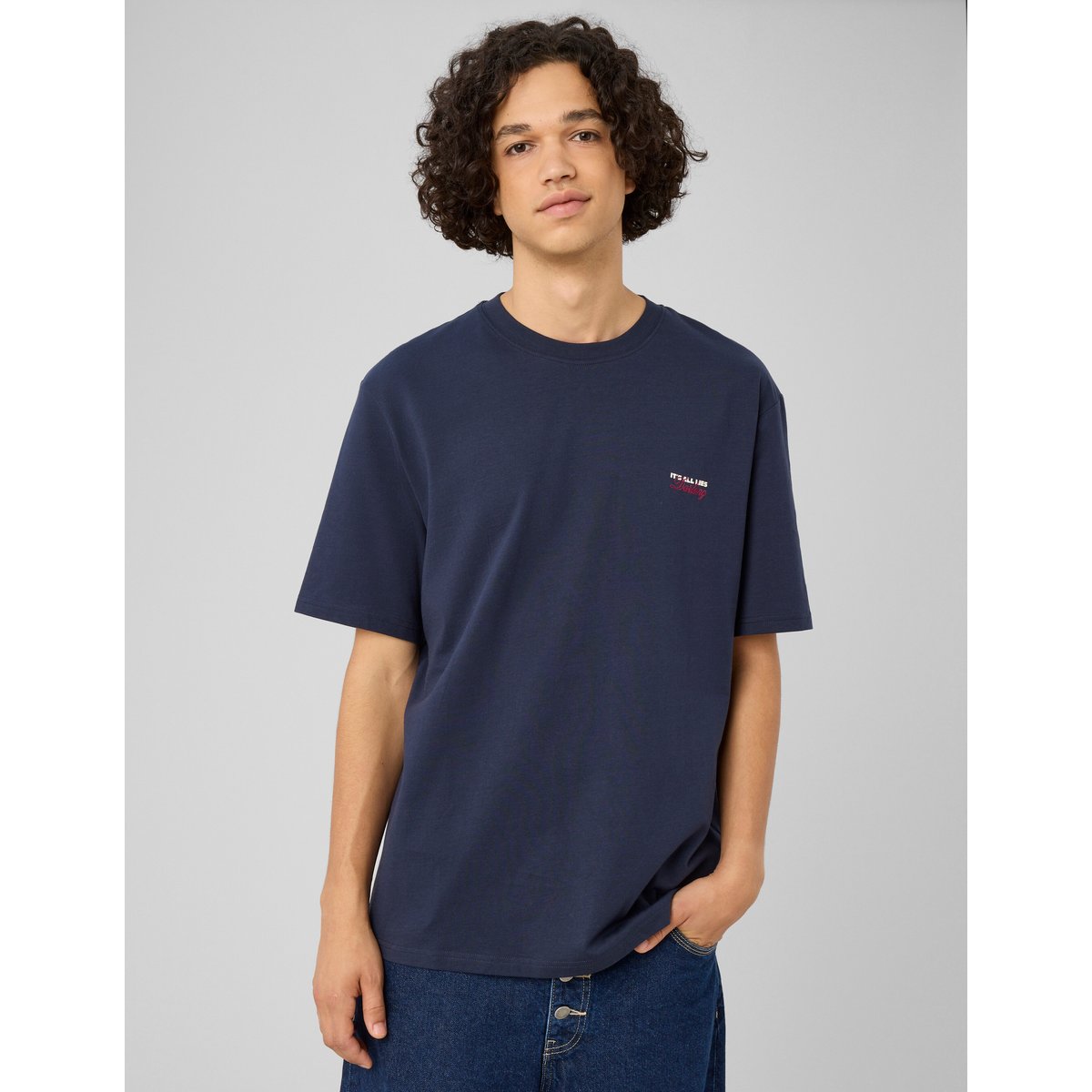 T-shirt licence cluedo bleu foncé, BZB