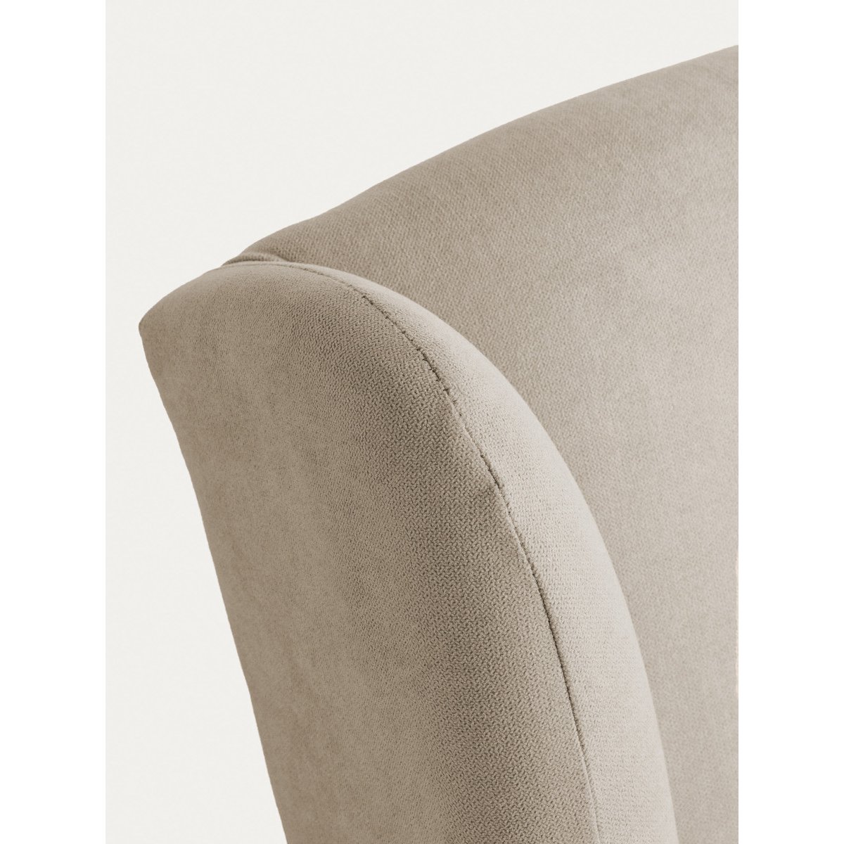 Fauteuil Tapissé - HILDE beige, KENAY