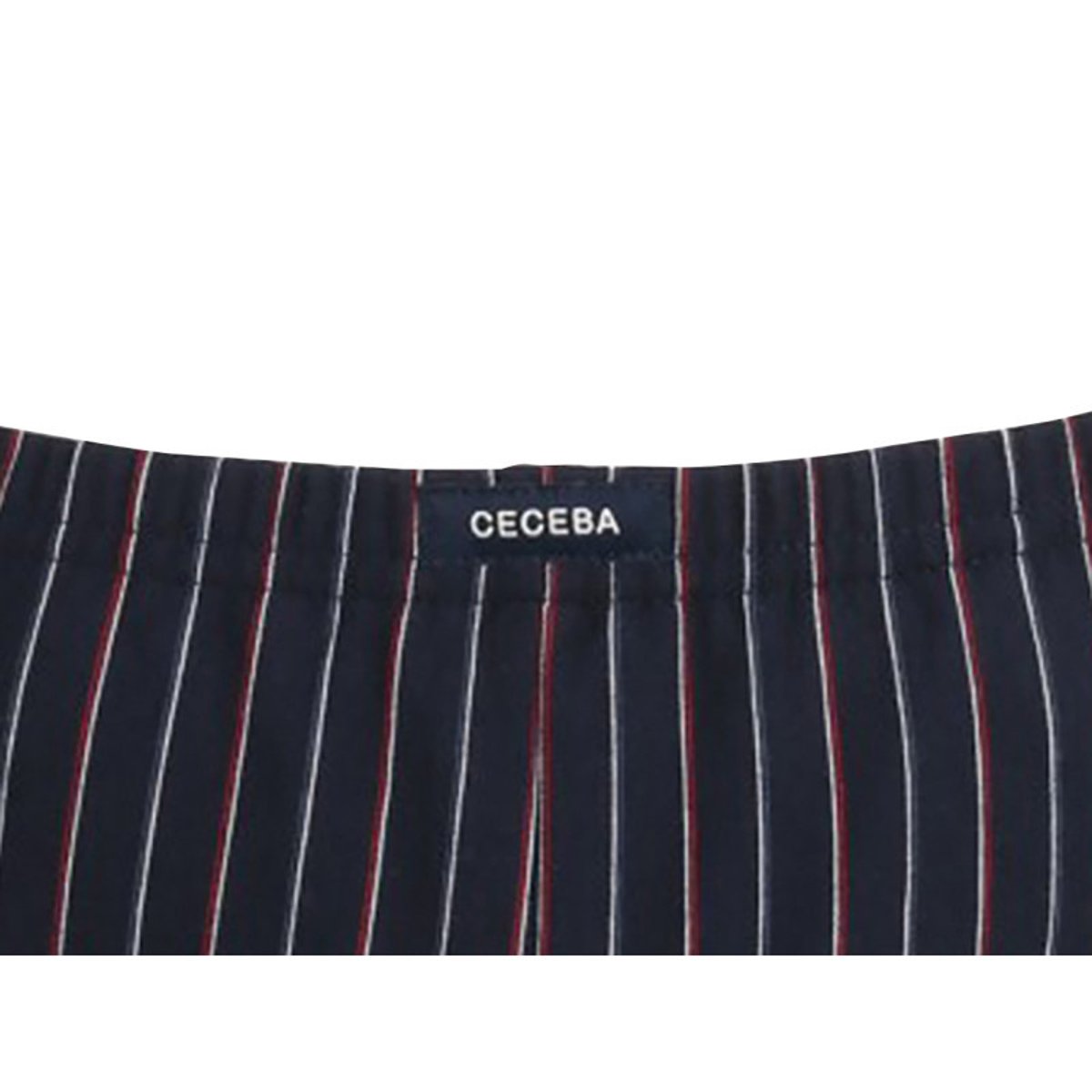 Pack de 3 slips Ceceba uni et rayé bleu, CECEBA
