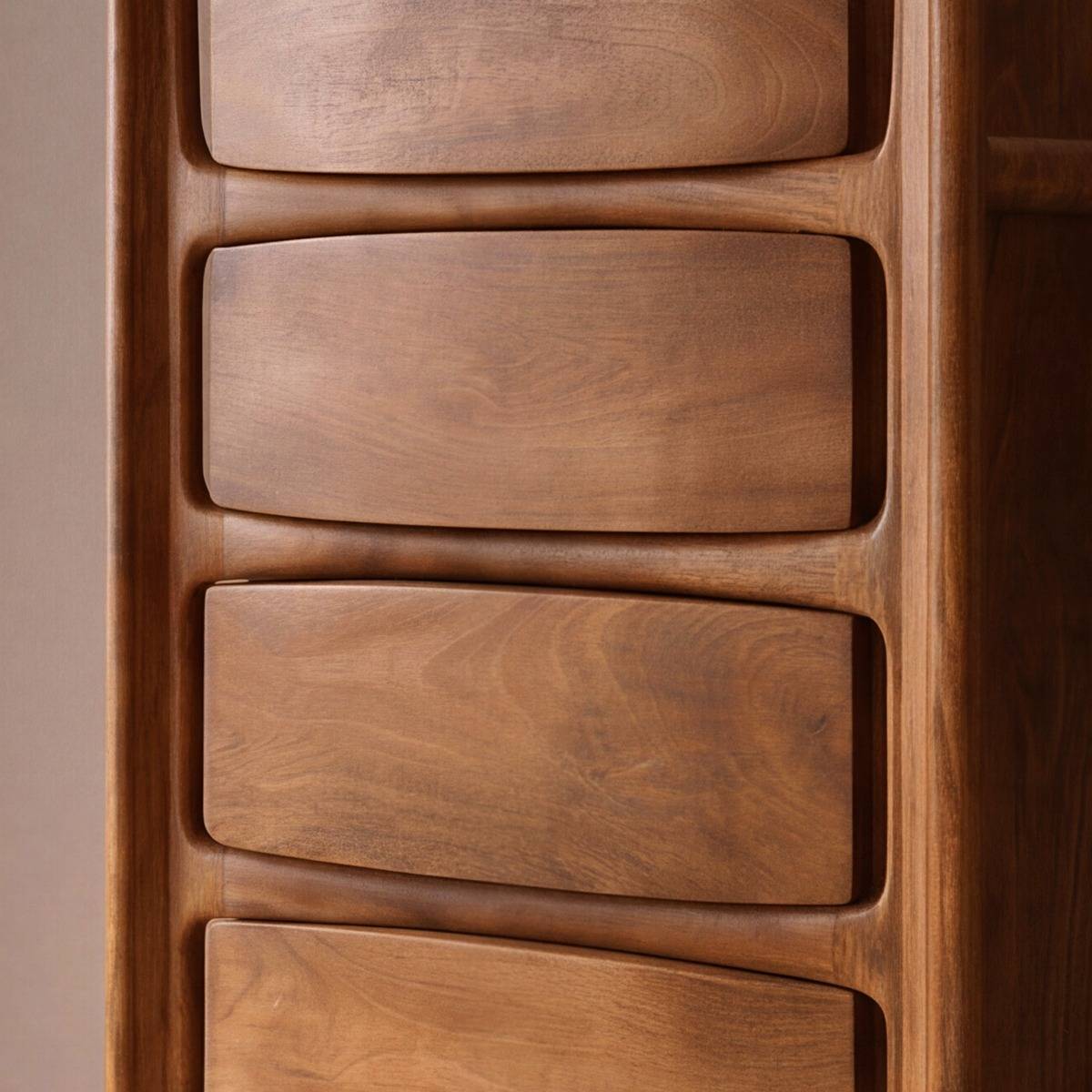Chiffonnier en bois de manguier ROSANA bois clair, MADE IN MEUBLES