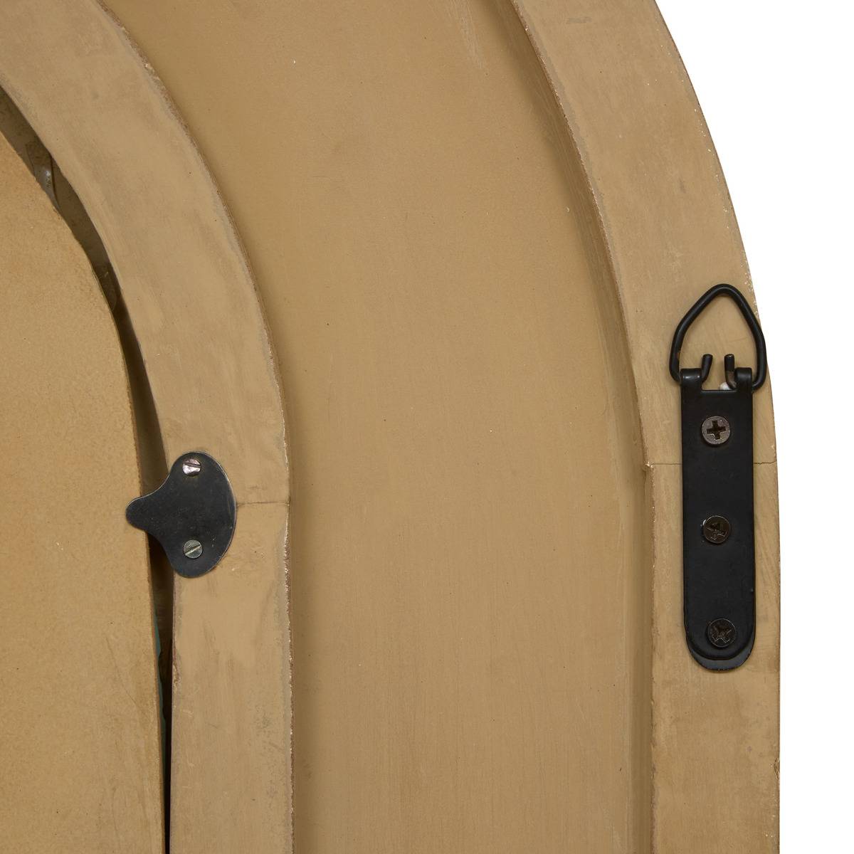 Miroir ovale ANOUK marron, ATMOSPHERA