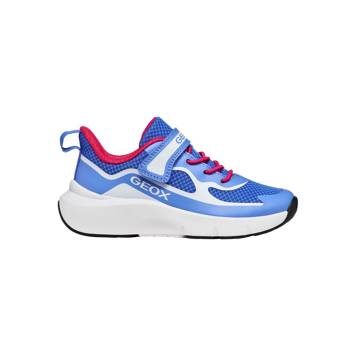 Basket à Lacets J Pro Ran bleu - blanc, GEOX