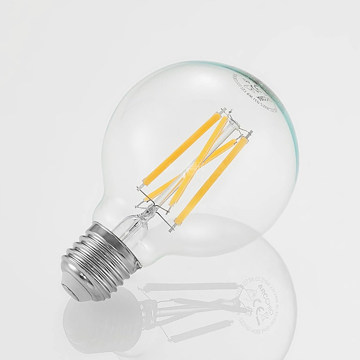 Ampoule E27 en verreLED, E27 8W LED couleur unique, ARCCHIO