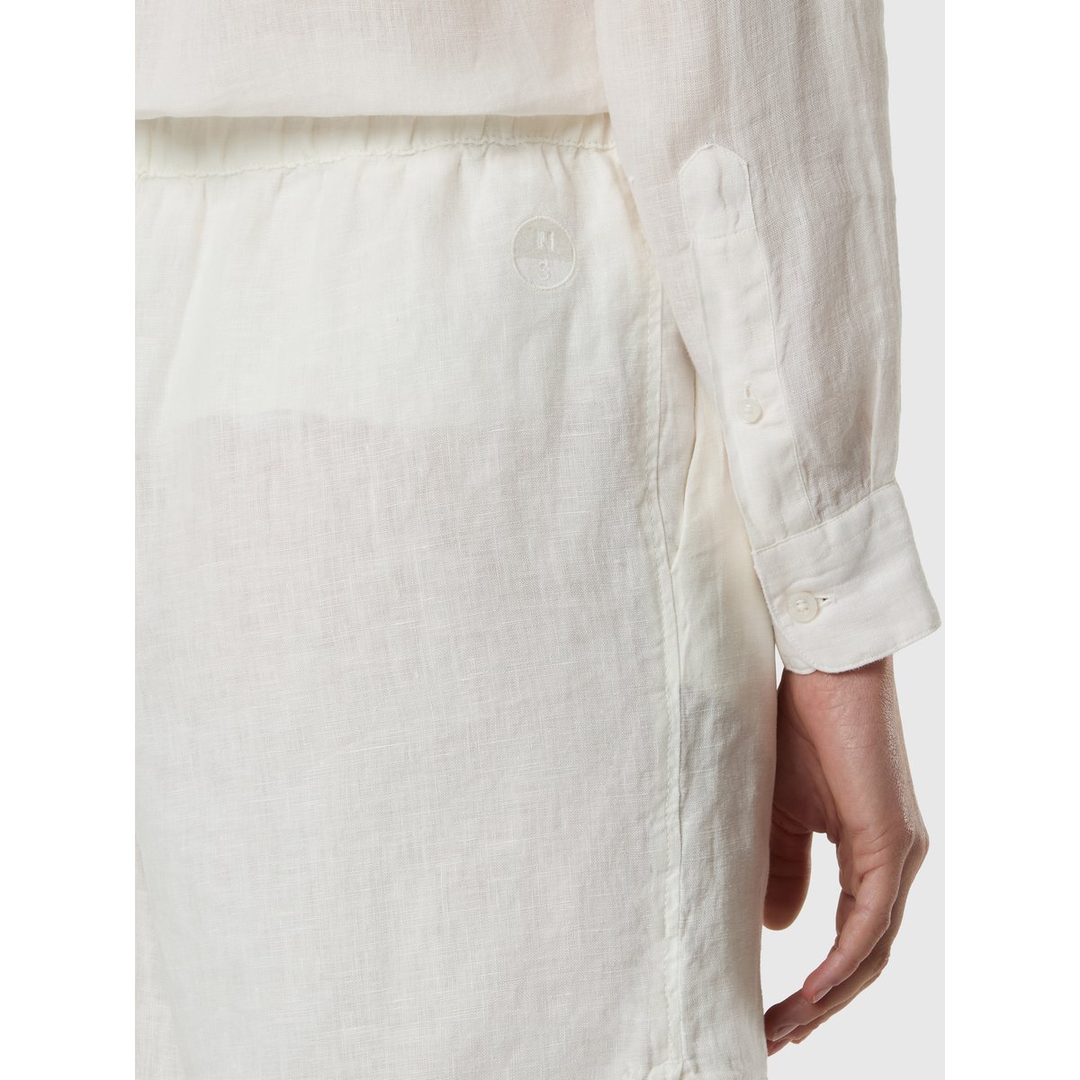 Short en sac en papier en lin guimauve, NORTH SAILS