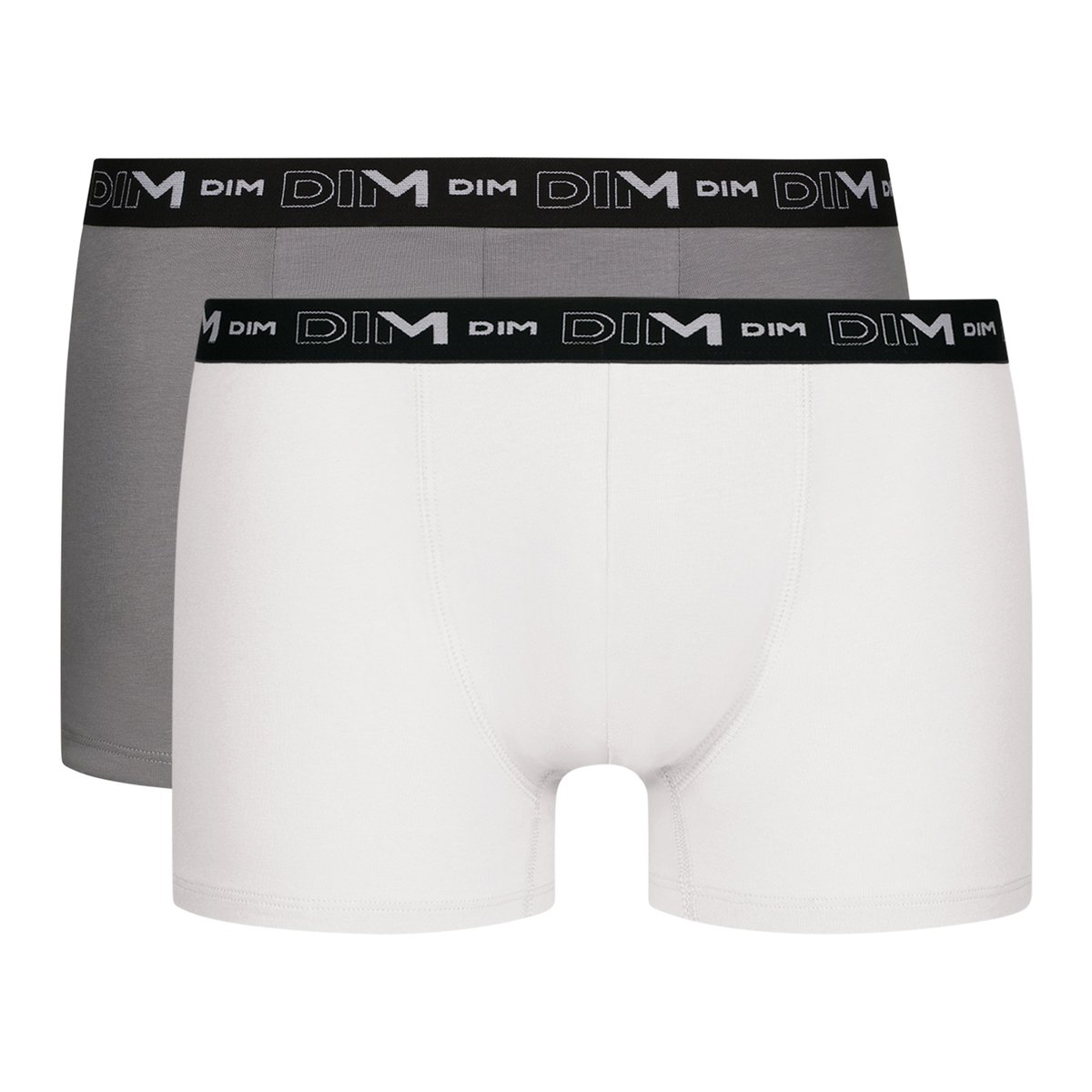 Lot de 2 Boxers Coton Strech gris, DIM