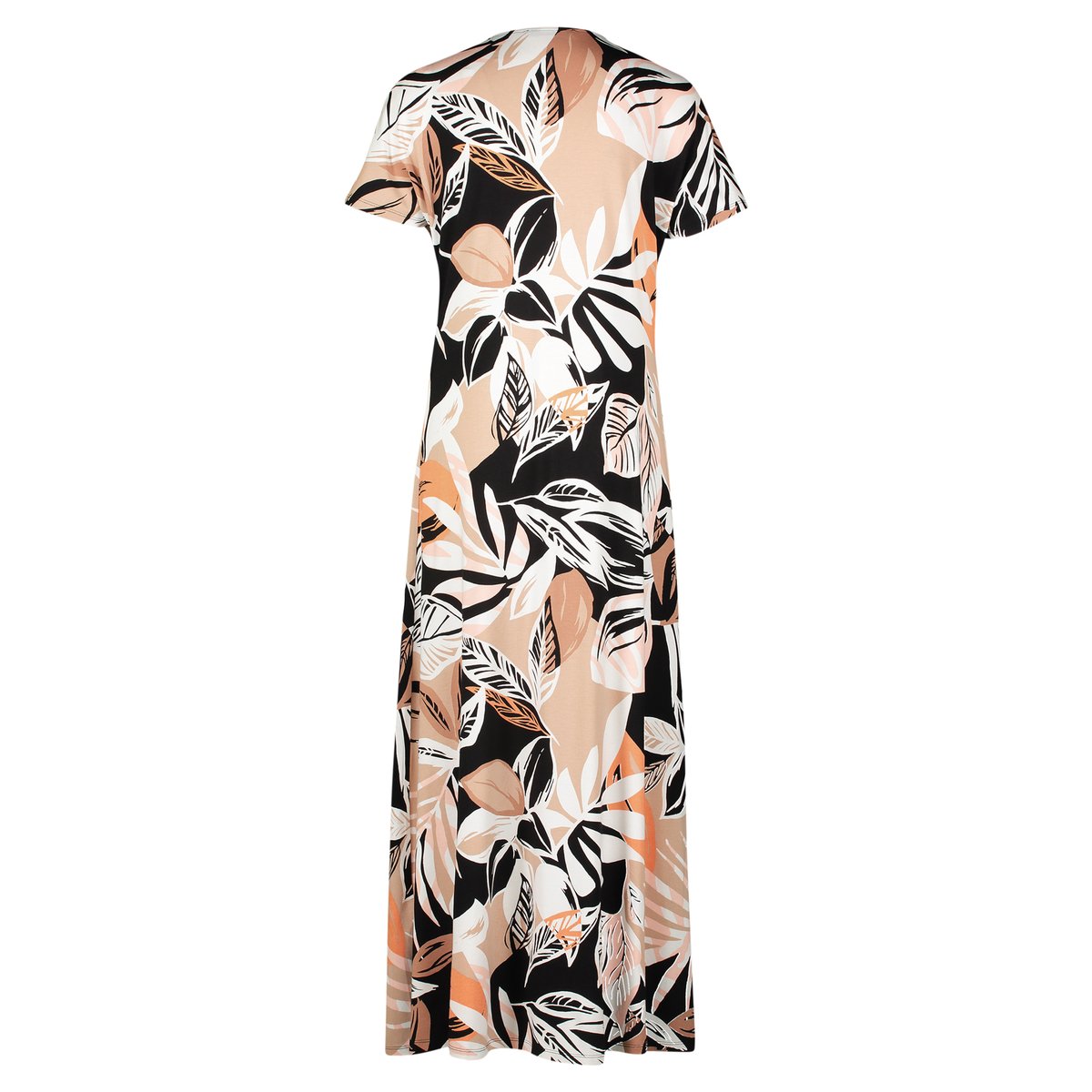 Robe longueur midi à fronce noir/marron, BETTY BARCLAY