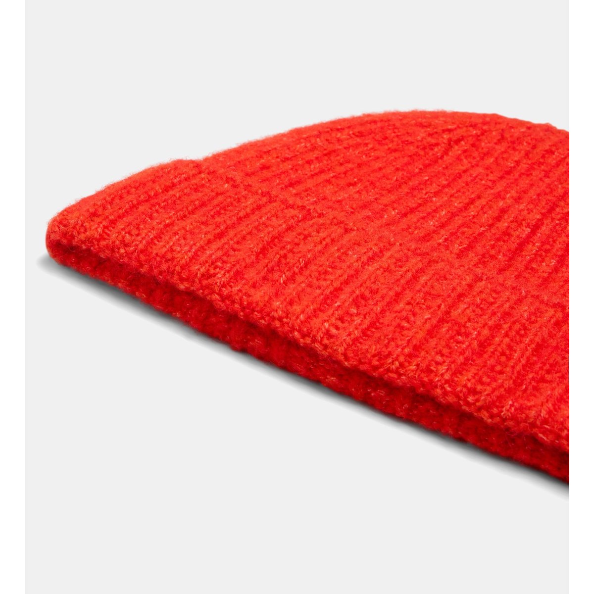 Bonnet sorella en maille côtelée rouge, GALERIES LAFAYETTE
